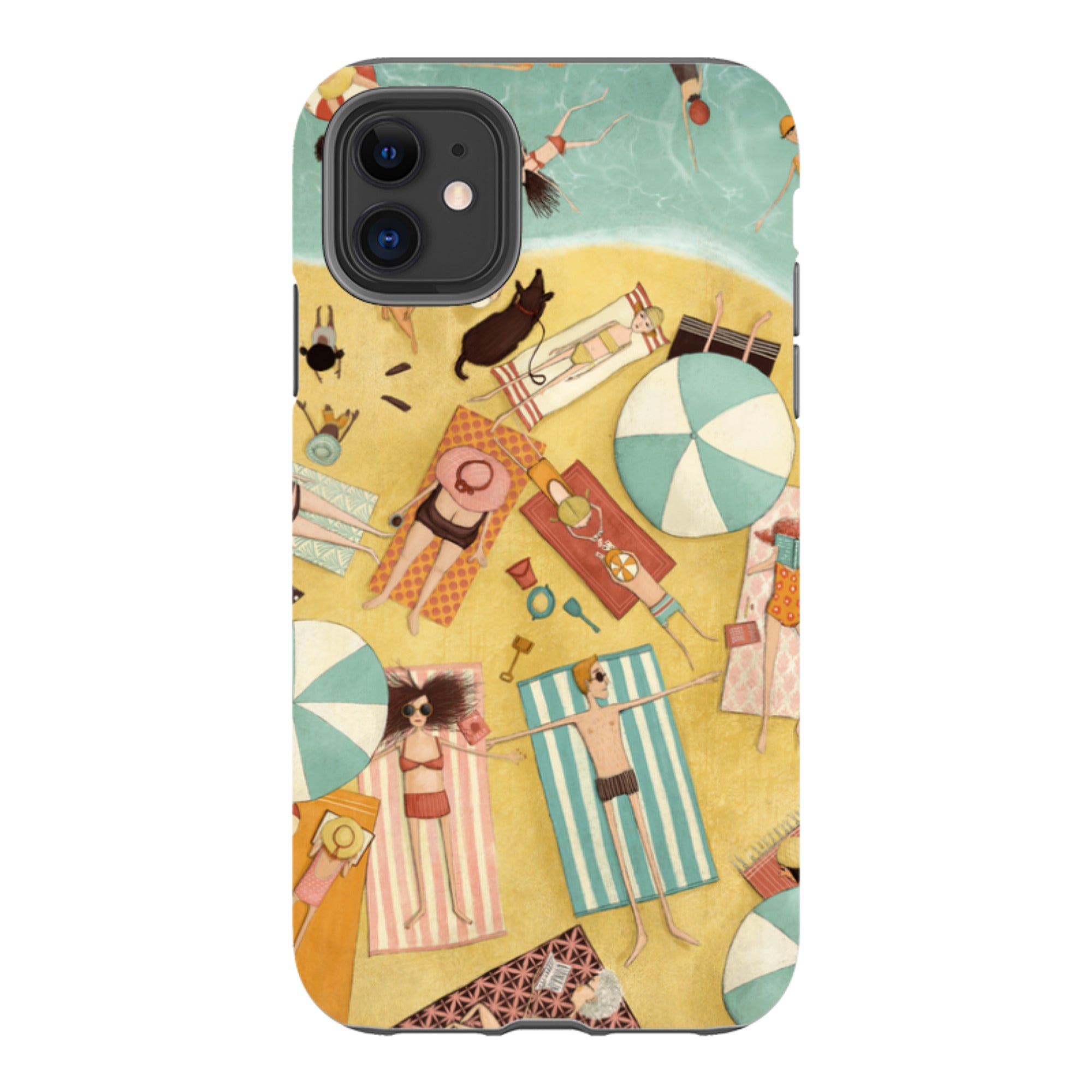 iPhone Tough Case - Beach Day By Maja Lindberg