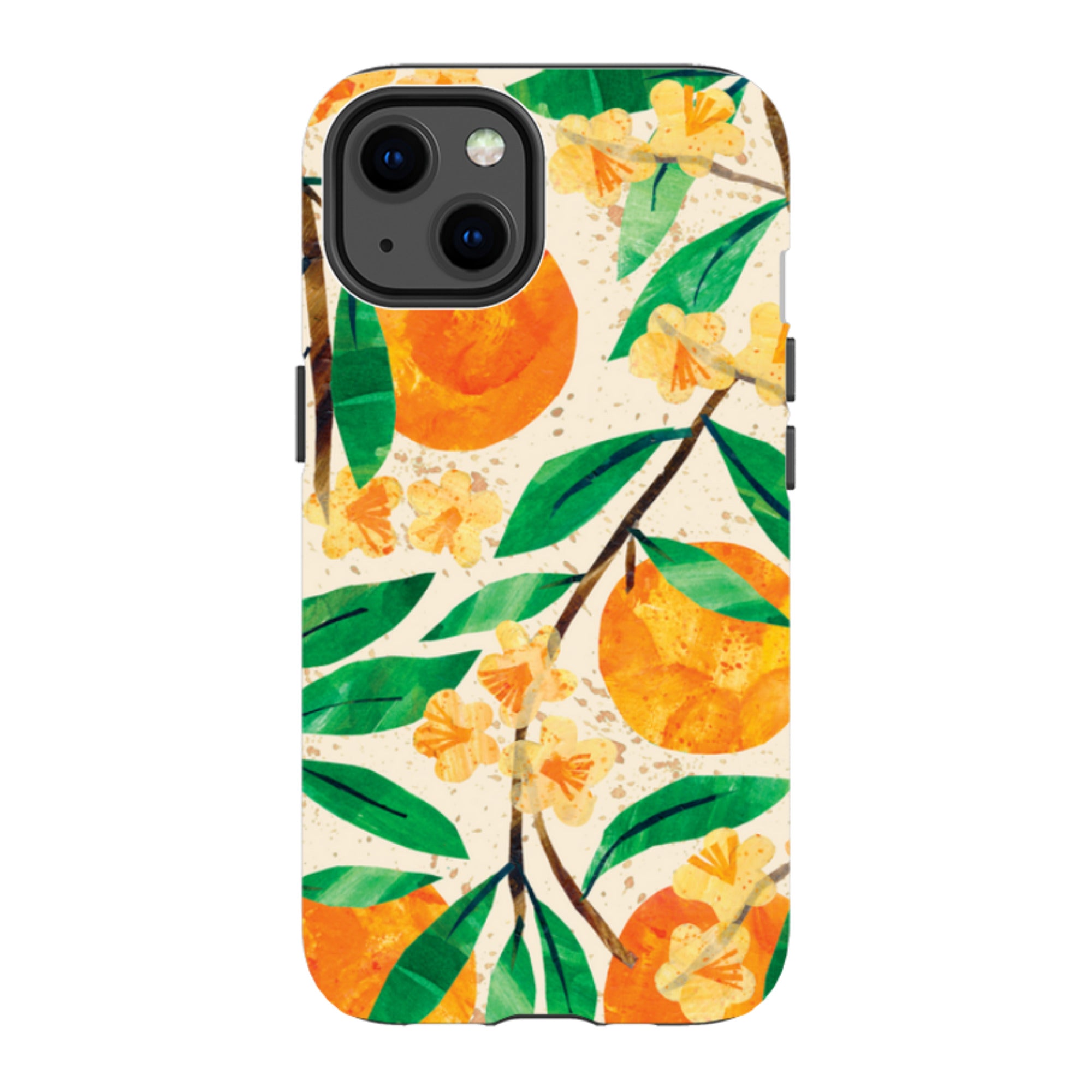 iPhone MagSafe Tough Case - Orange Blossom By Tracey English