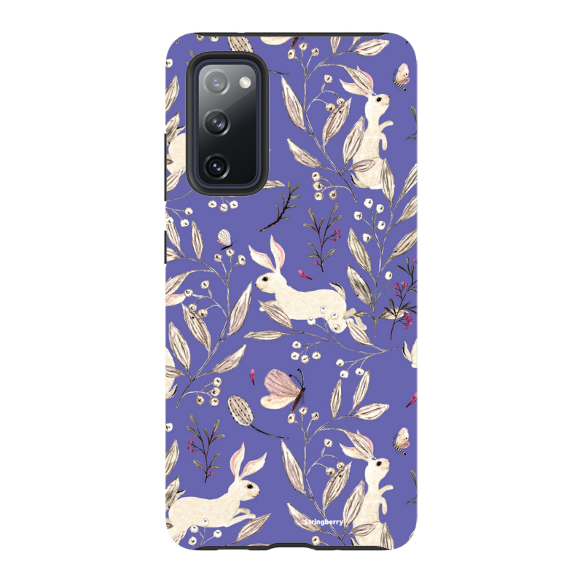 Samsung Tough Case - Bunnies Periwinkle By Katherine Quinn
