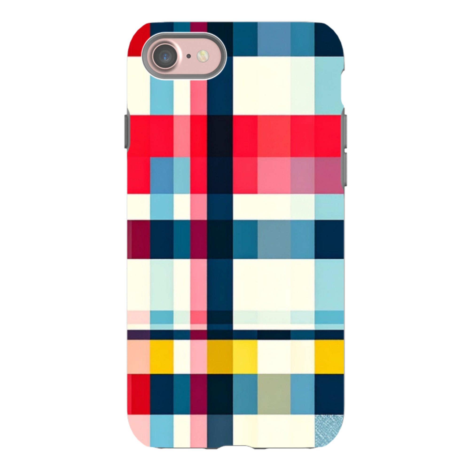 iPhone Tough Case - Cancun Gingham