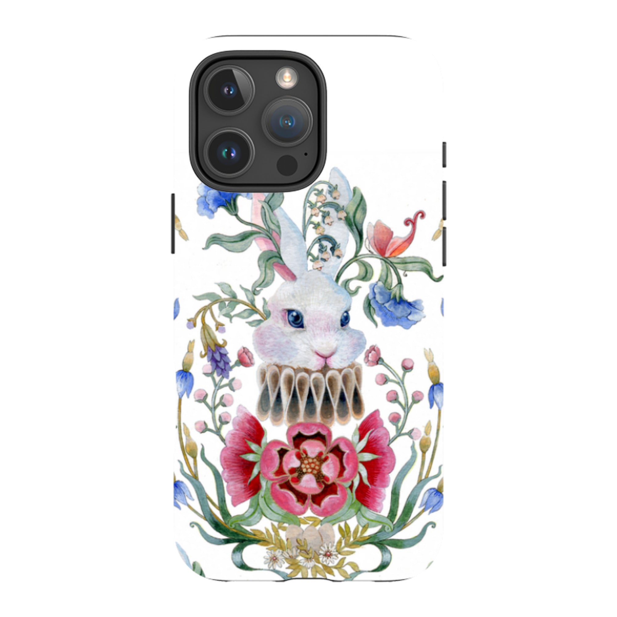 iPhone Tough Case - White Rabbit By Maria Matos