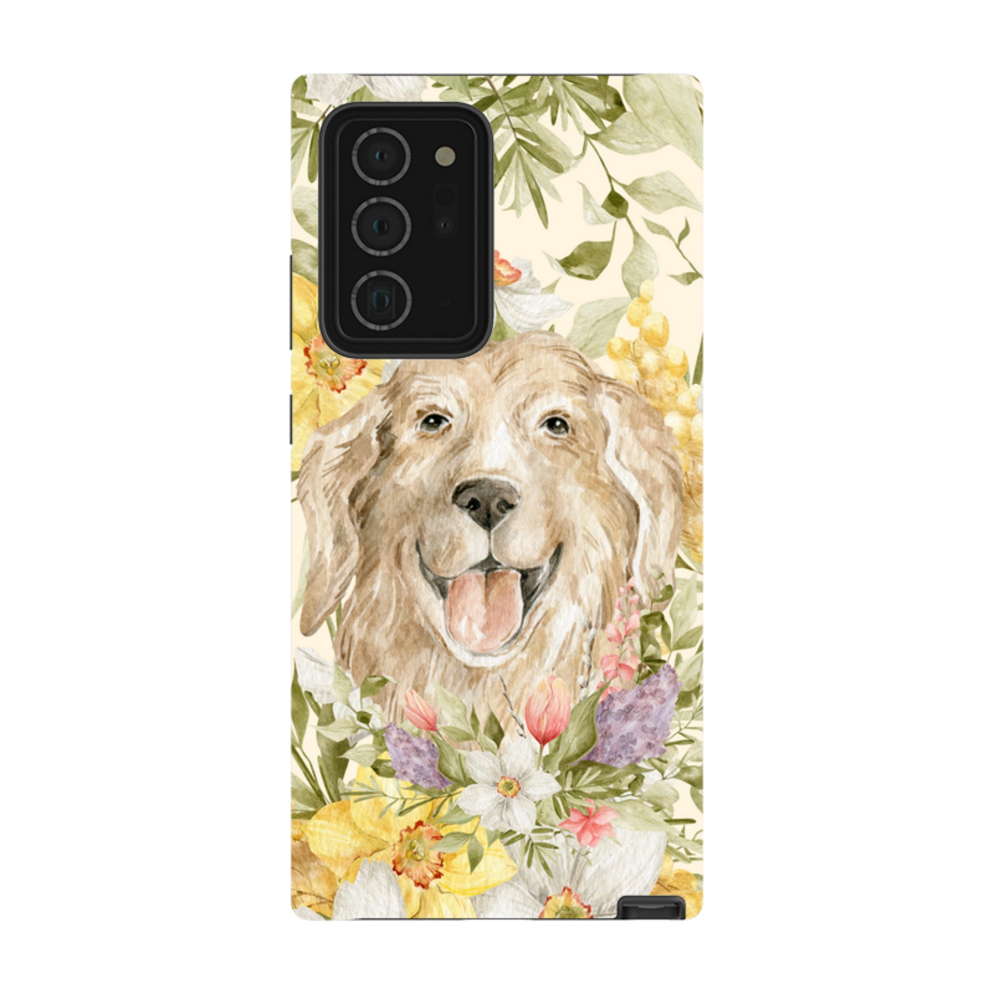 Samsung Tough Case - Floral Dog