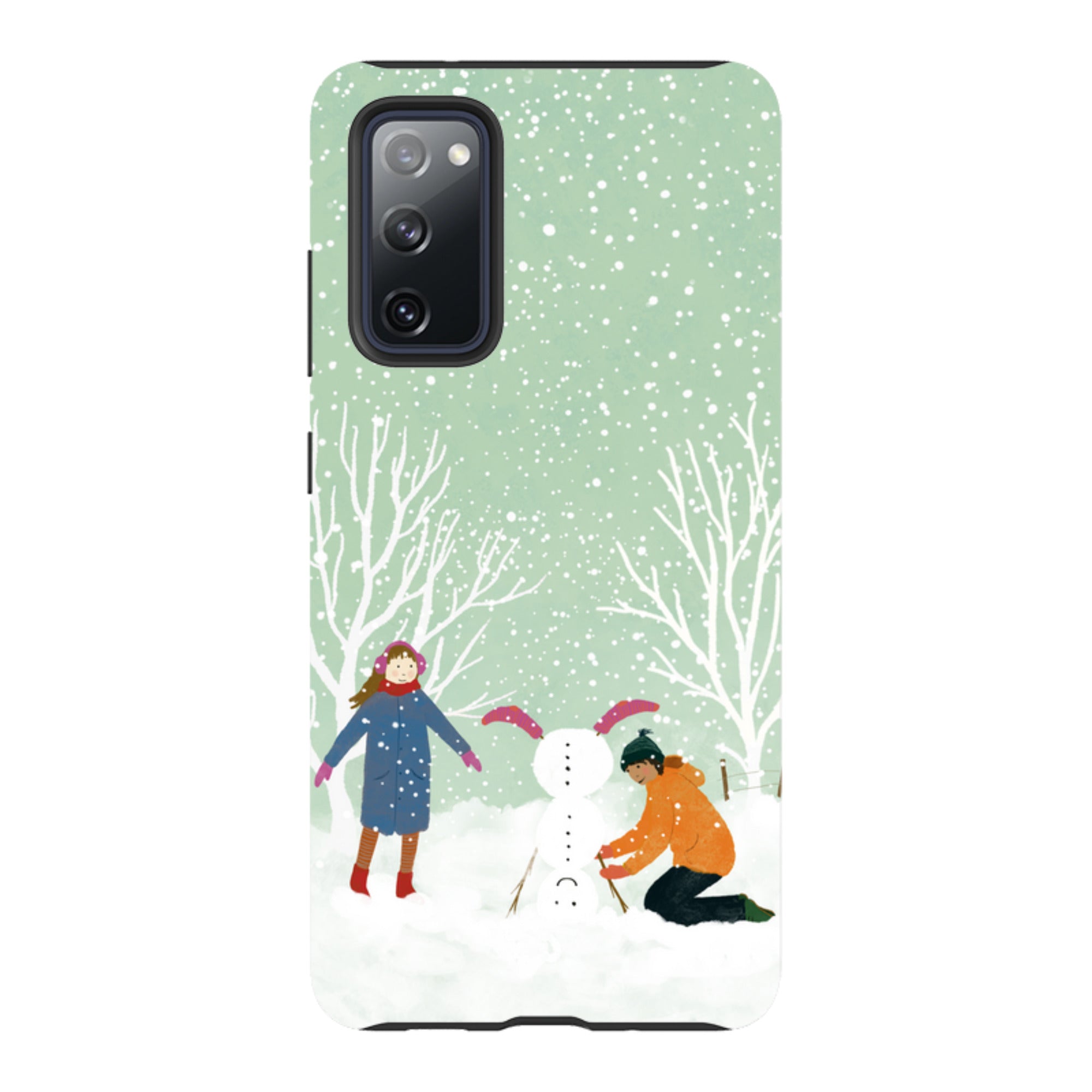 Samsung Tough Case - Snowball Building By Katherine Quinn