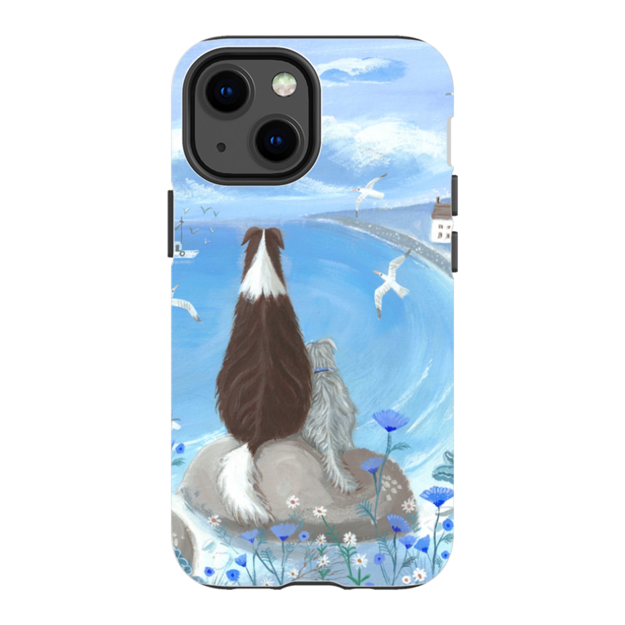 iPhone Tough Case - Beach Dog By Mary Stubberfield
