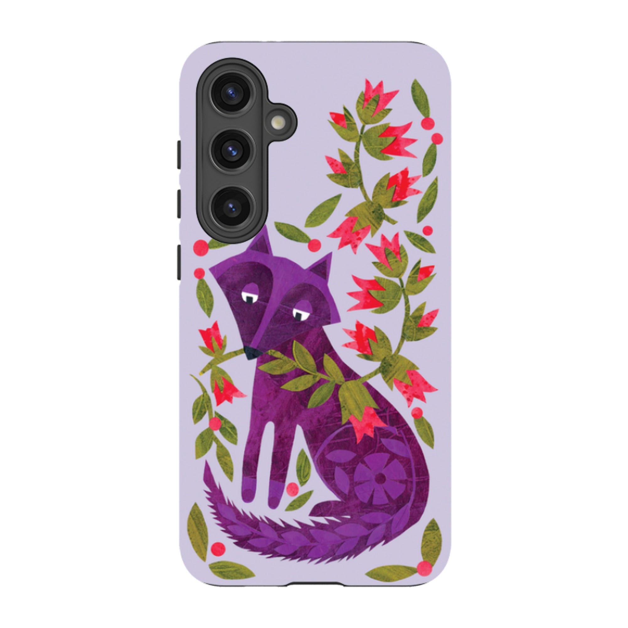 Samsung Tough Case - Purple Foxie By Tracey English