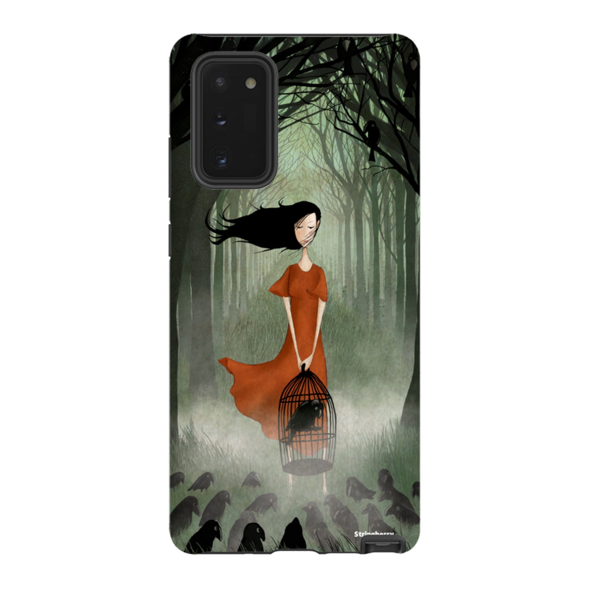 Samsung Tough Case - The Raven Girl By Maja Lindberg