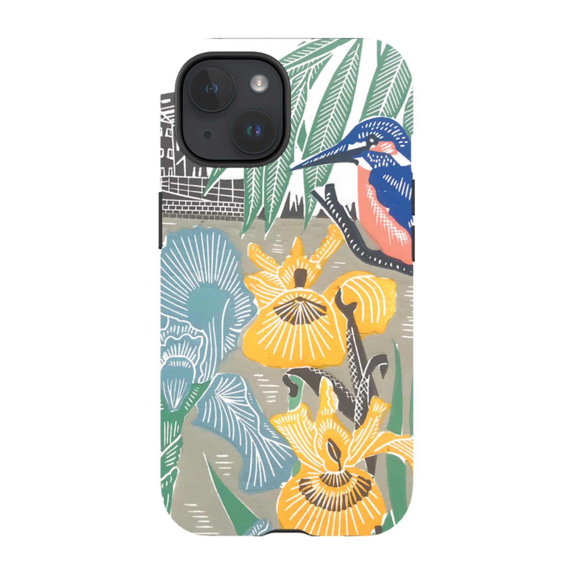 iPhone Tough Case - Kingfisher At The Mill By Kate Heiss