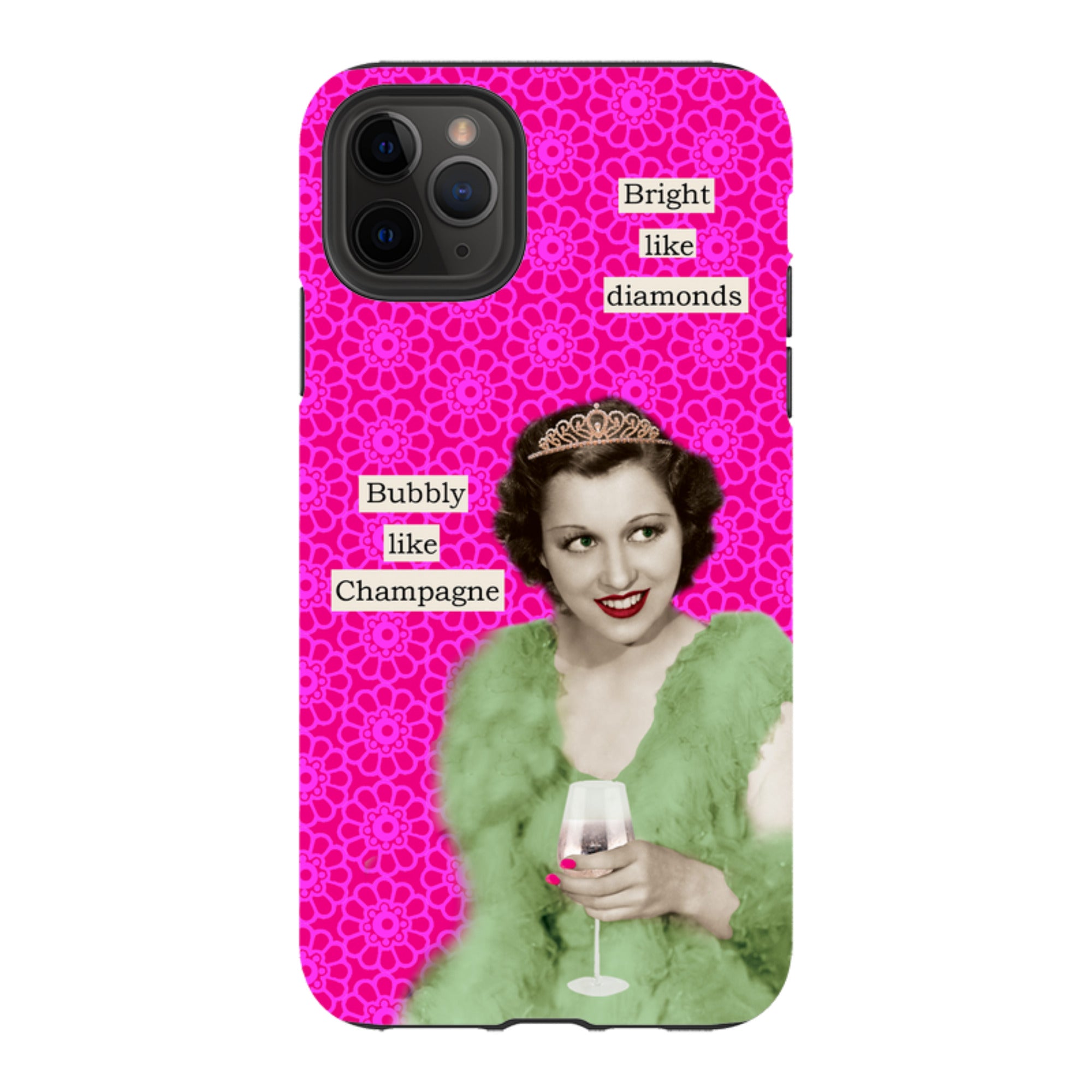 iPhone Tough Case - Bright Like Diamonds By Clare Jordan