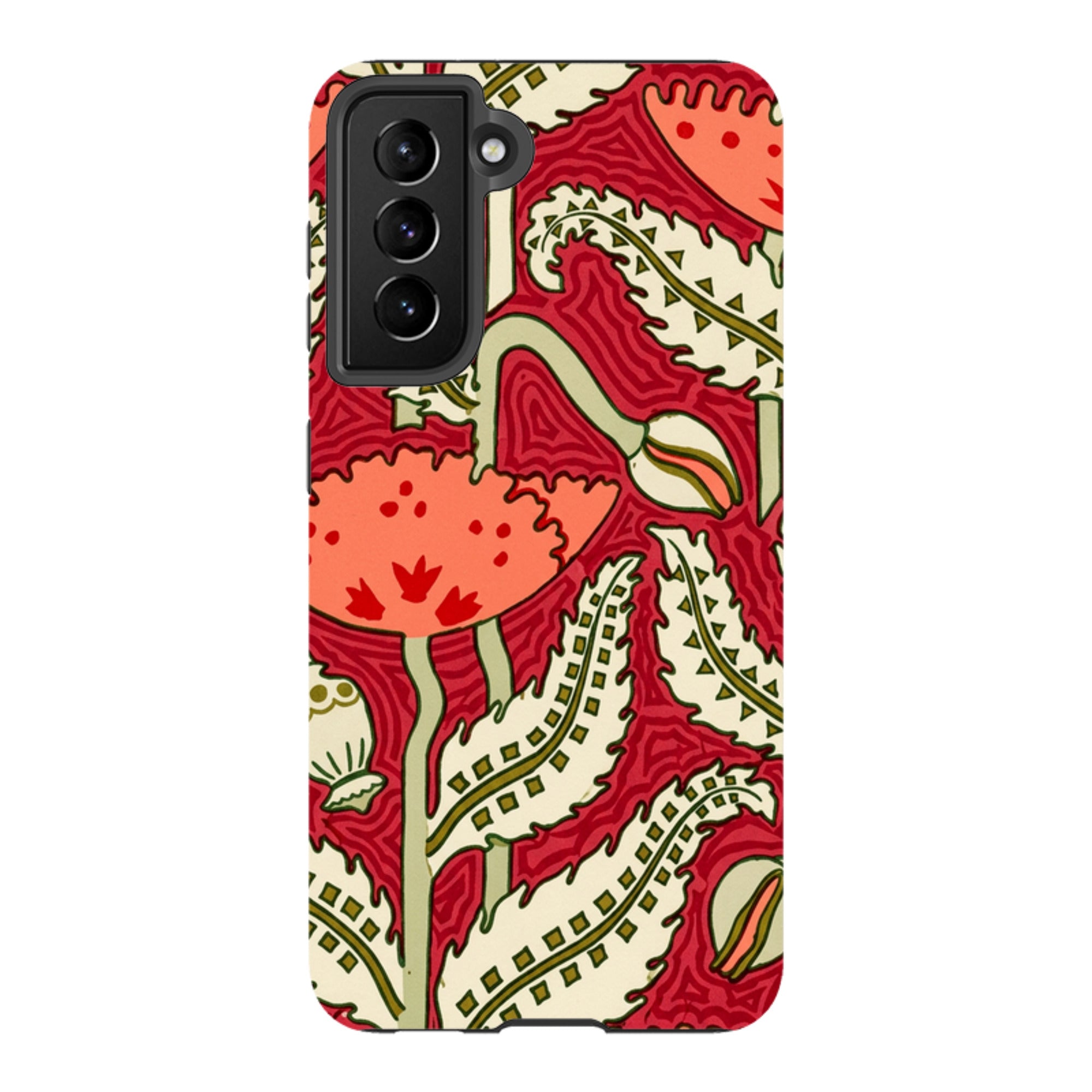 Samsung Tough Case - William Morris Red Floral