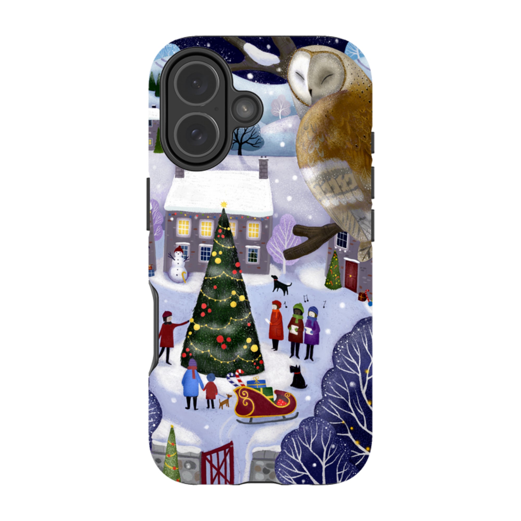 iPhone MagSafe Tough Case -  Advent Owl By Bex Parkin