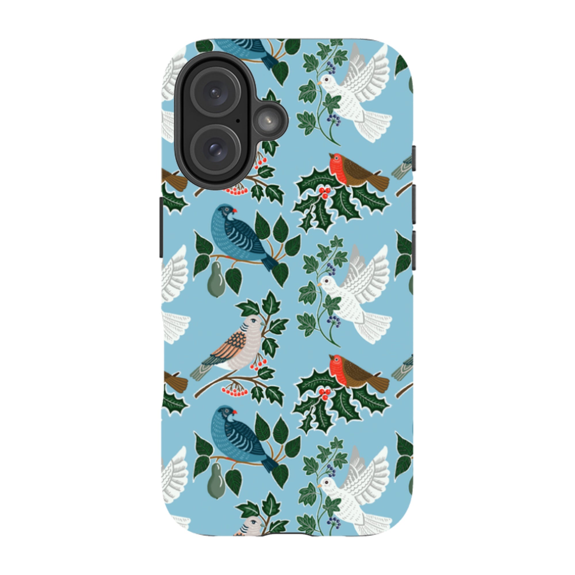 iPhone Tough Case - Winter Birds-2 By kate Heiss