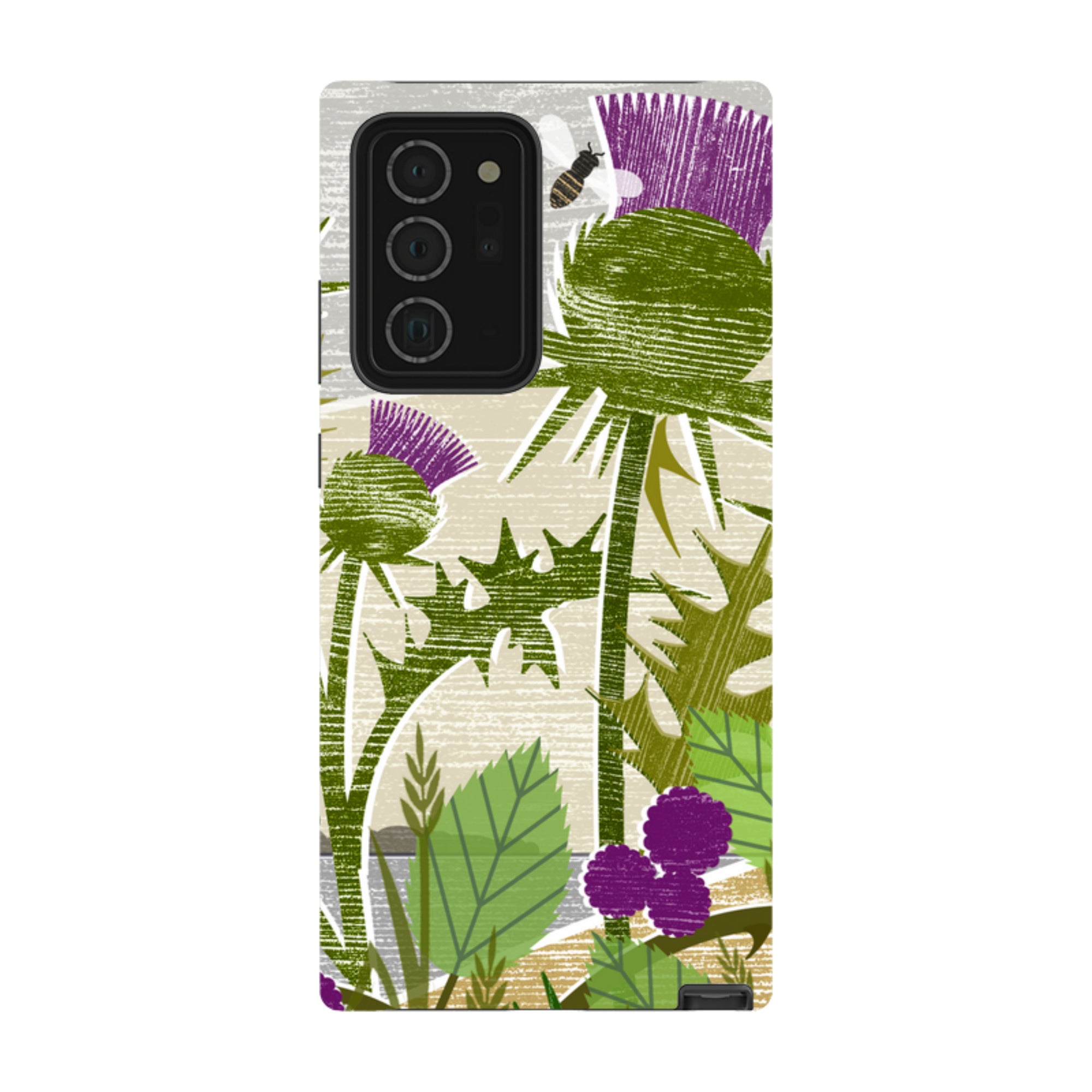 Samsung Tough Case - Purple Thistle By Liane Payne