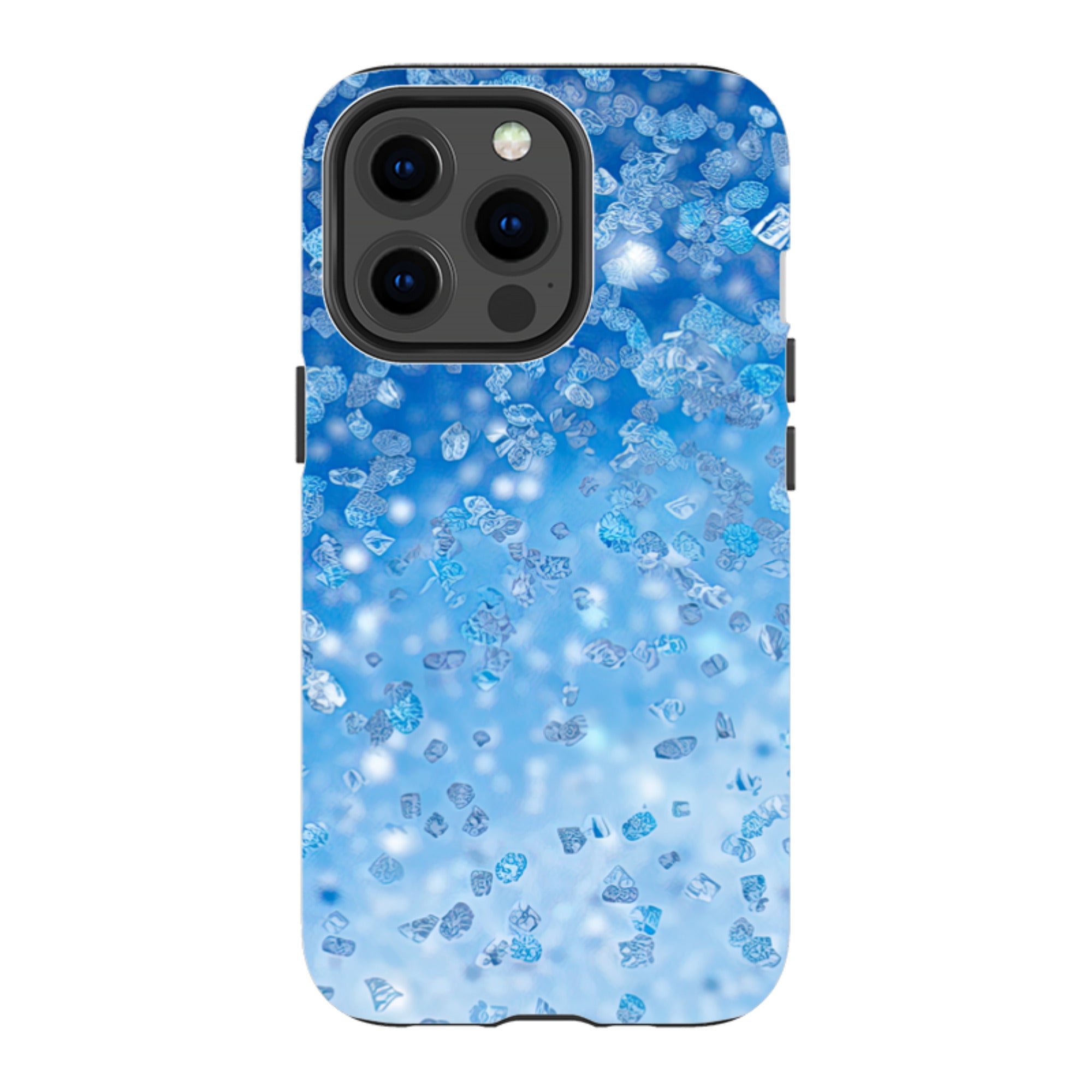 iPhone Case - Blue Glitter (case does not glitter)