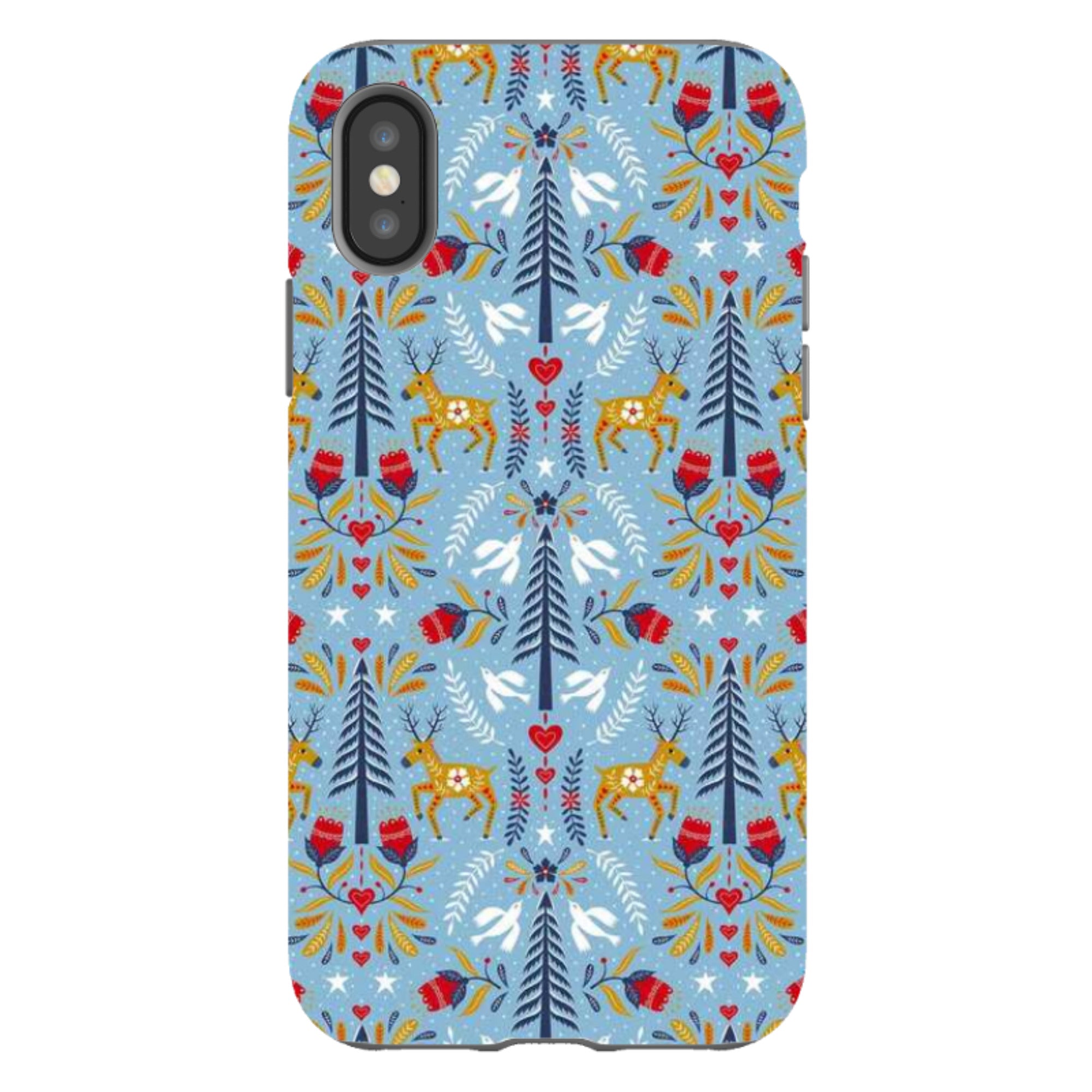 iPhone Tough Case - Xmas Pattern By Suzy Taylor