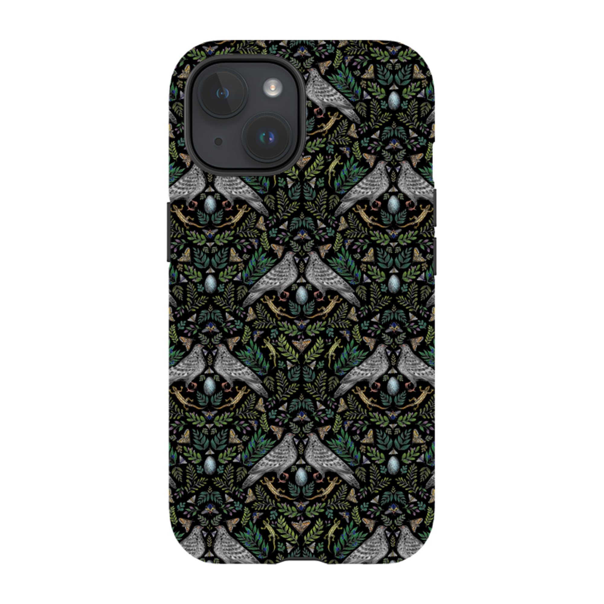 iPhone Tough Case - Dove Pattern By Catherine Rowe