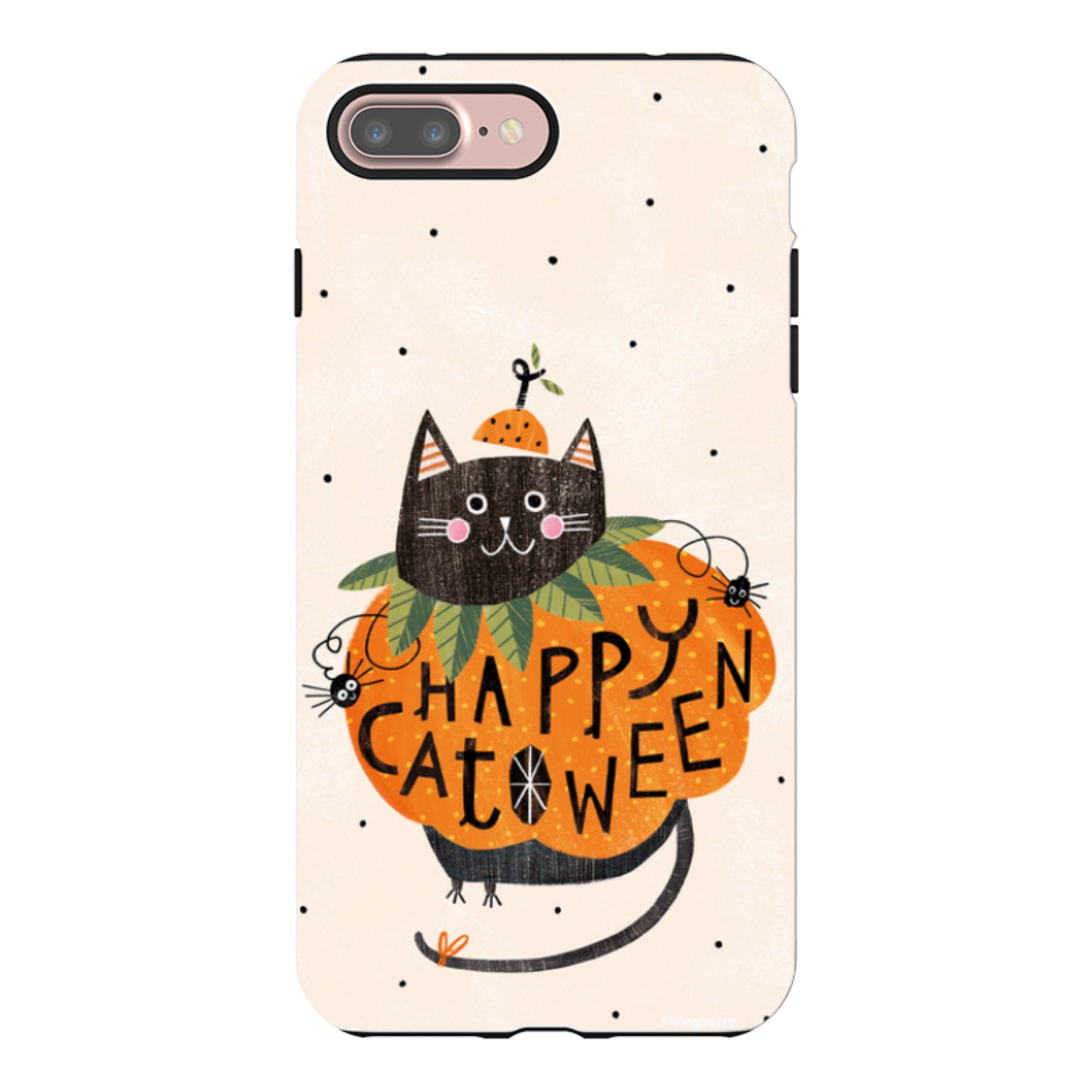 iPhone Tough Case - Pumpkin Cats By Ali Brookes
