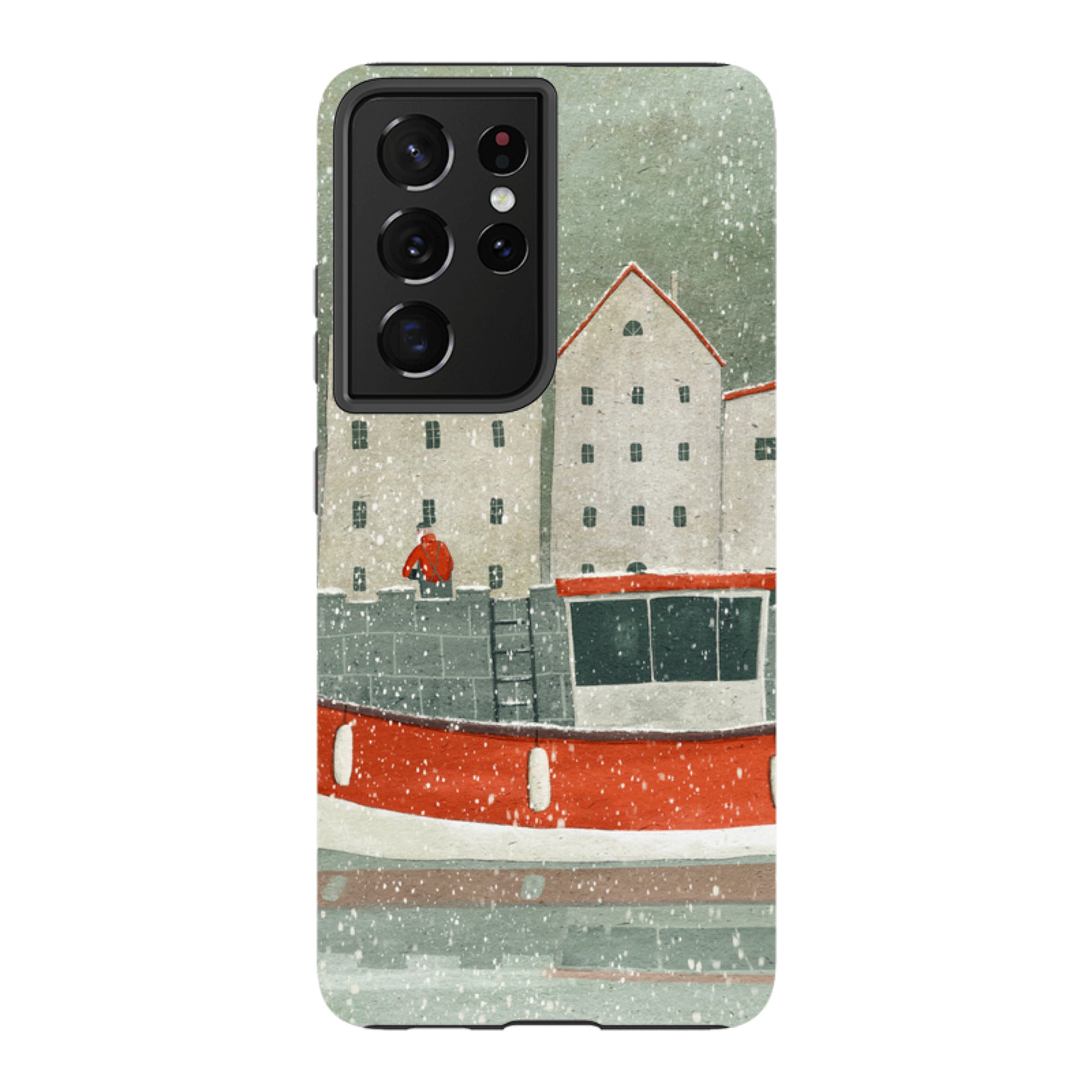 Samsung Tough Case - Christmas Harbour By Maja Lindberg