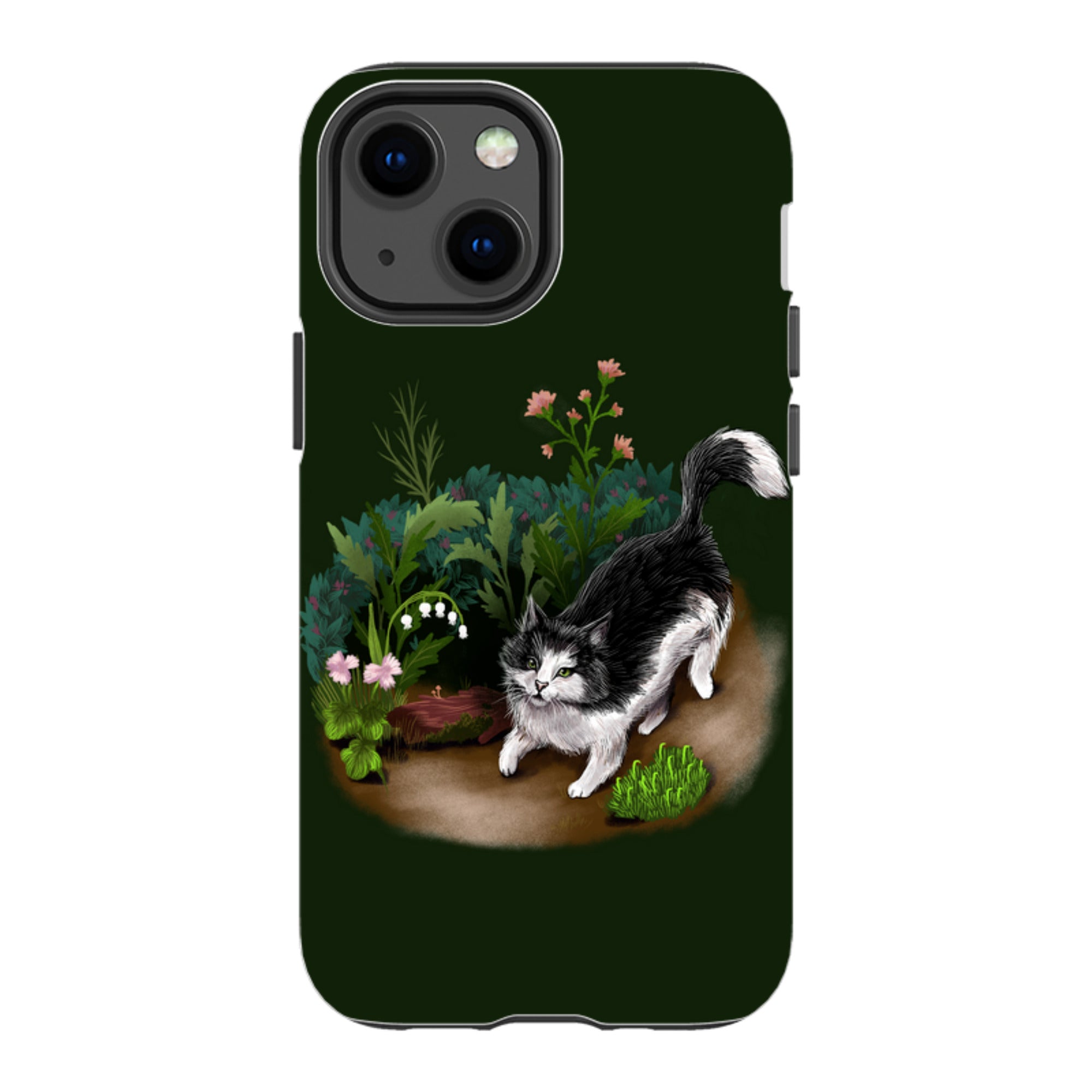 iPhone Tough Case - Munchkin Cat By Anna Stead