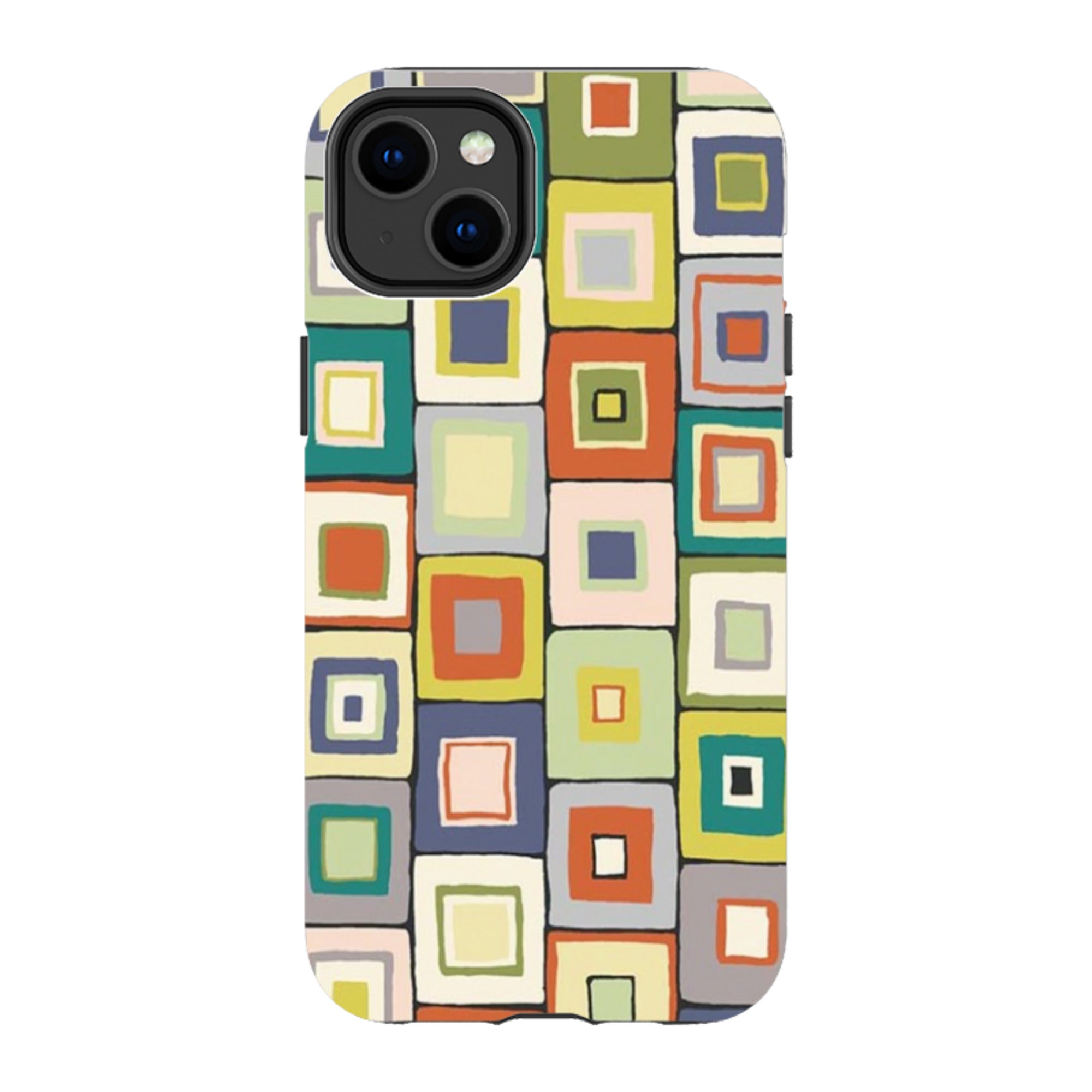 iPhone Tough Case - Atelier Blanket Squares Urbane By Sarah Campbell