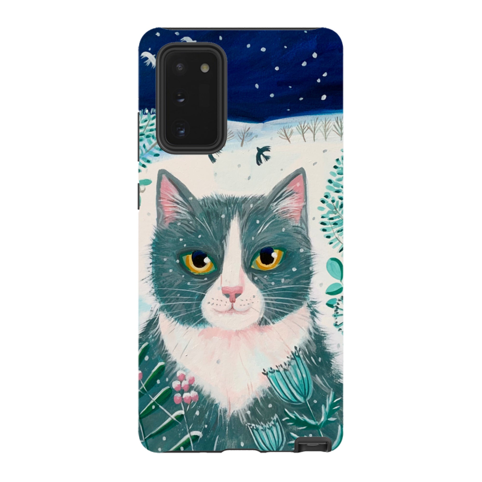 Samsung Tough Case - Xmas Cat By Mary Stubberfield