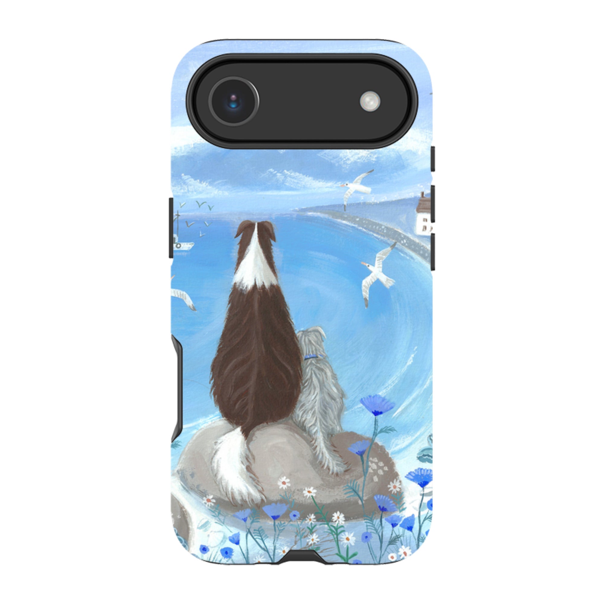 iPhone Tough Case - Beach Dog By Mary Stubberfield