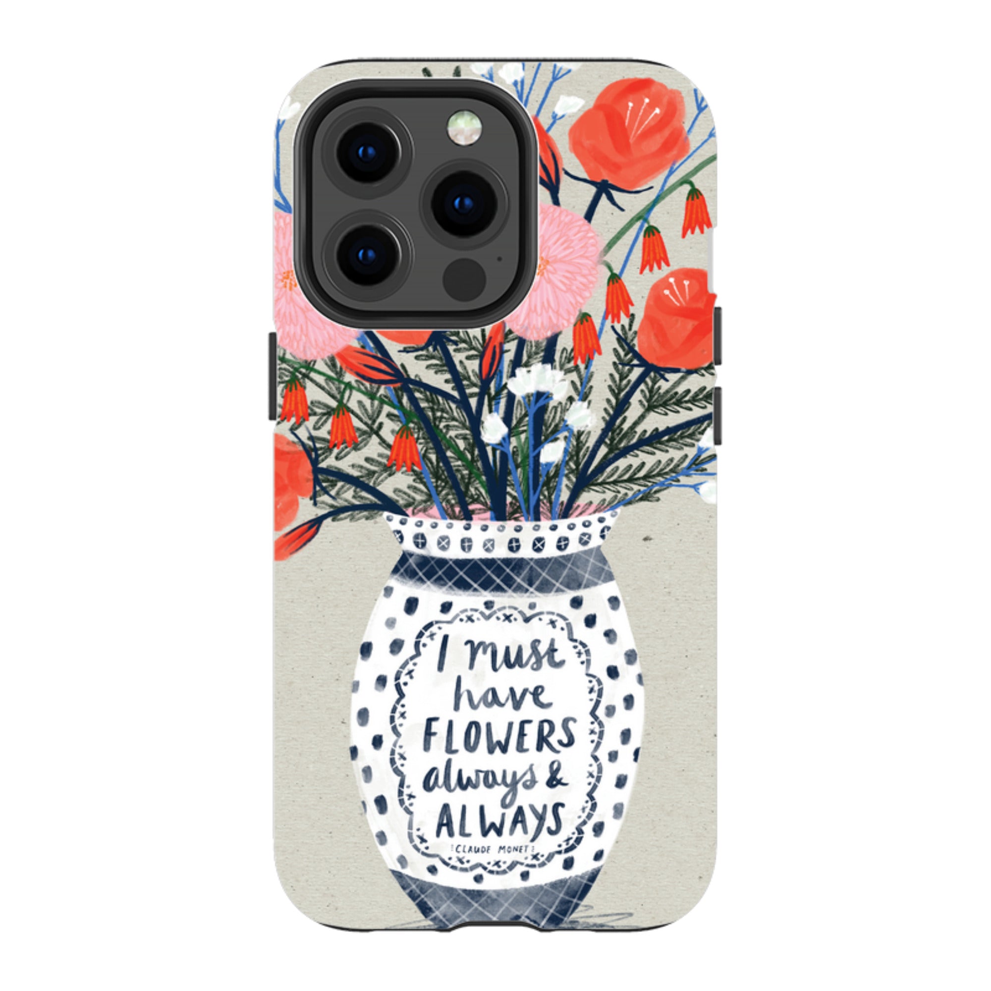 iPhone Tough Case - Flowers Always By Lee Foster Wilson