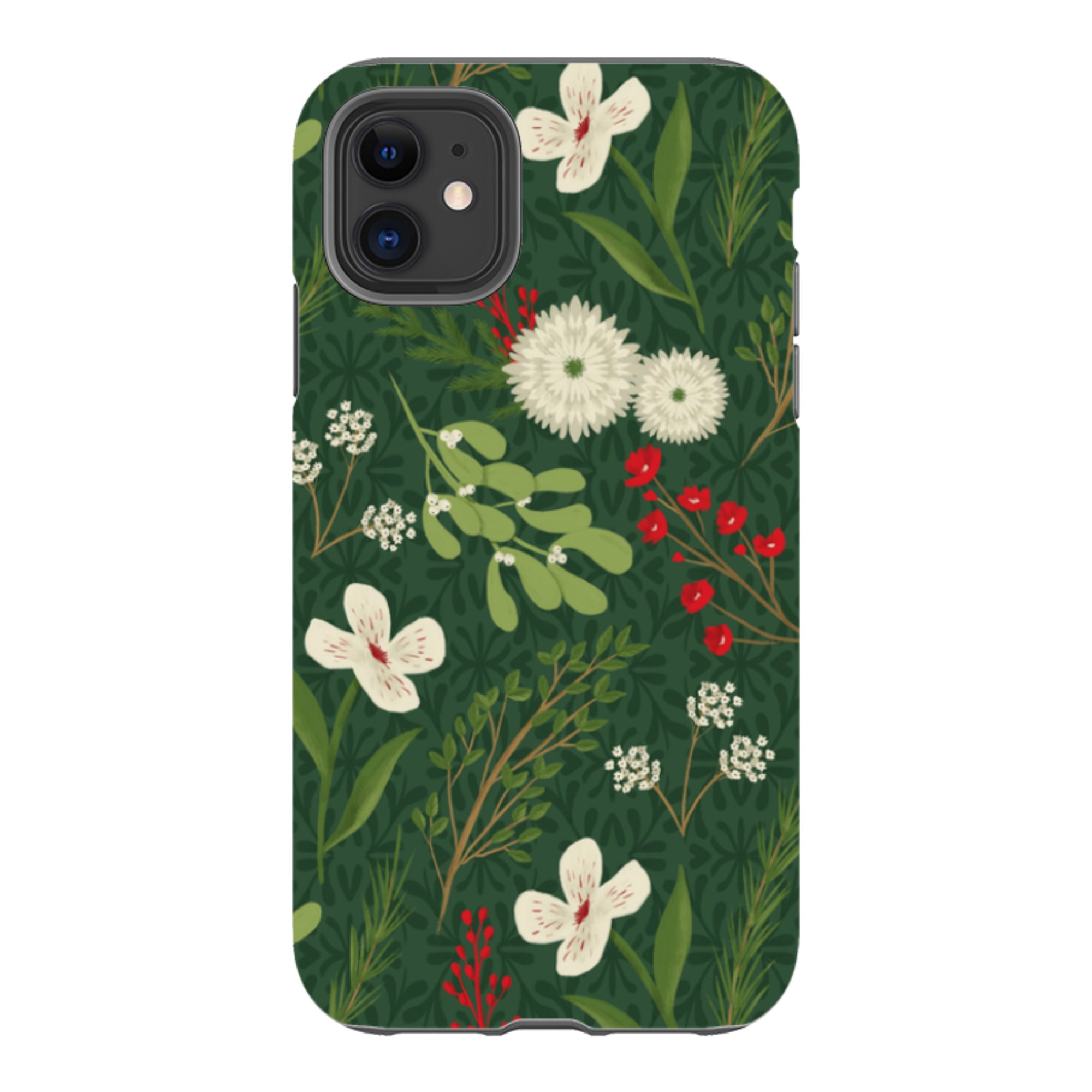 iPhone Tough Case - Holiday Foliage By Abby Jacobs