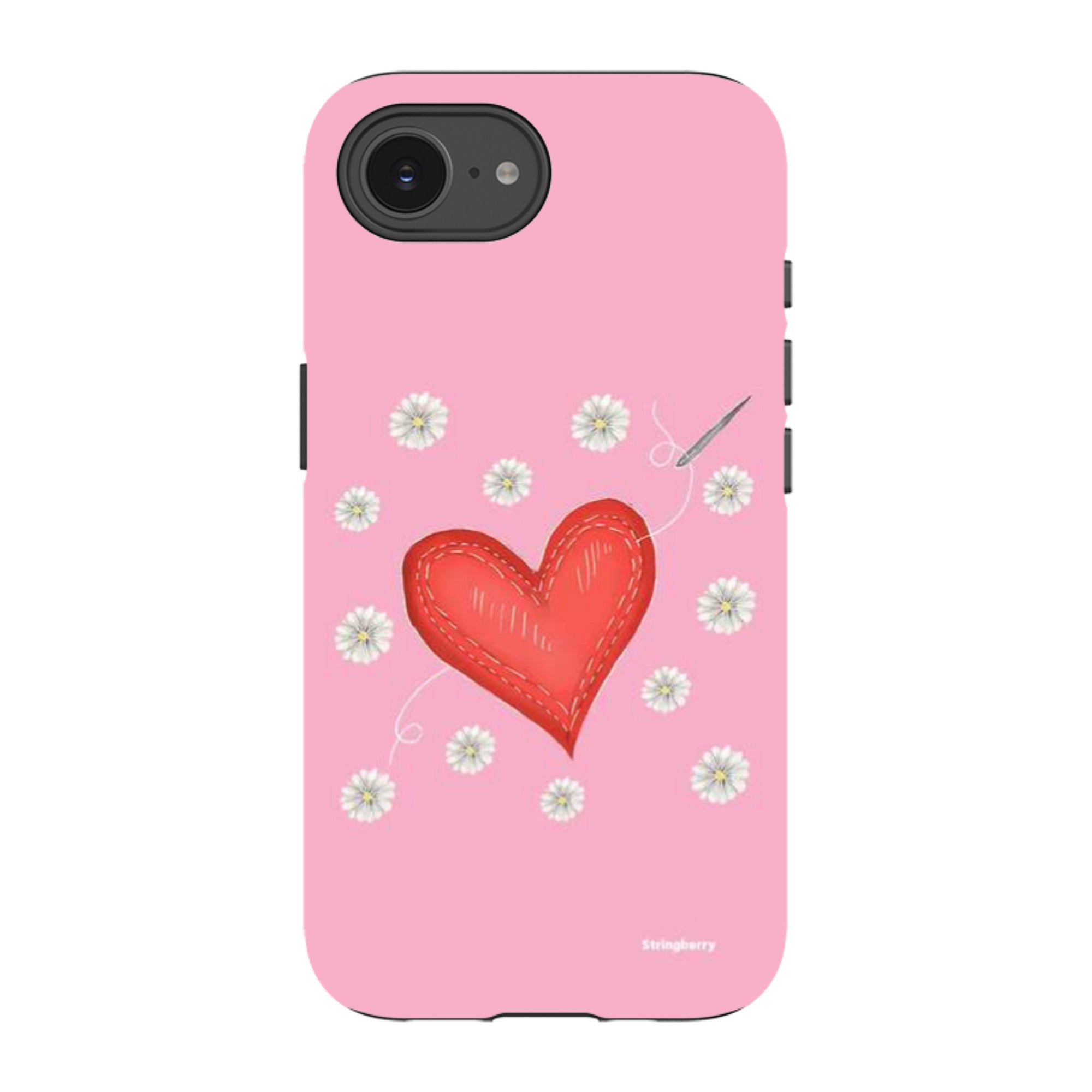 iPhone Tough Case - Love Heart Sewing By Catherine Rowe
