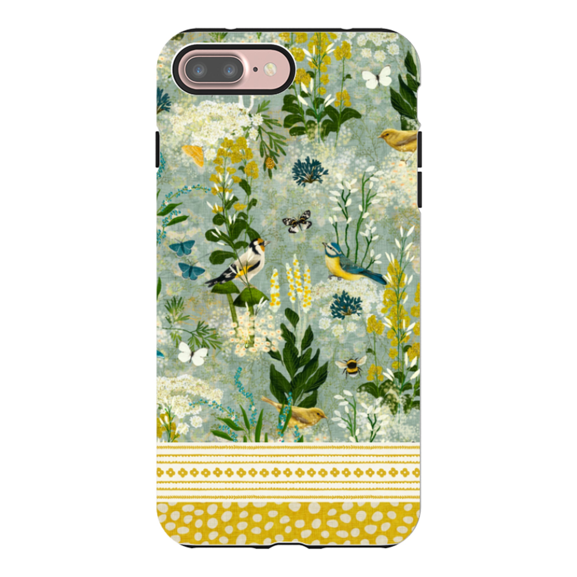 iPhone Tough Case - Song Bird Garden 2 By Katherine Quinn
