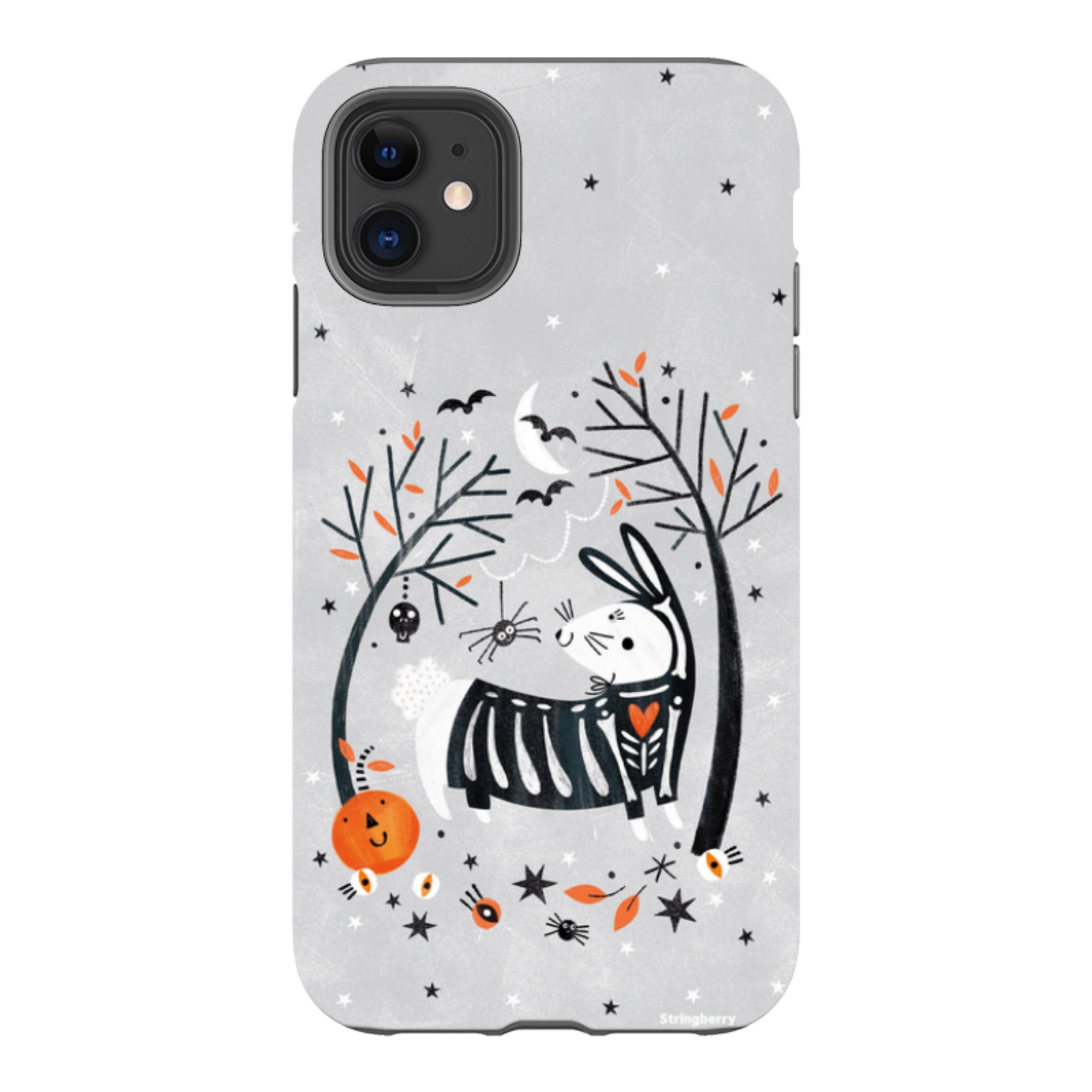iPhone Tough Case - Spooky Rabbit By Ali Brookes