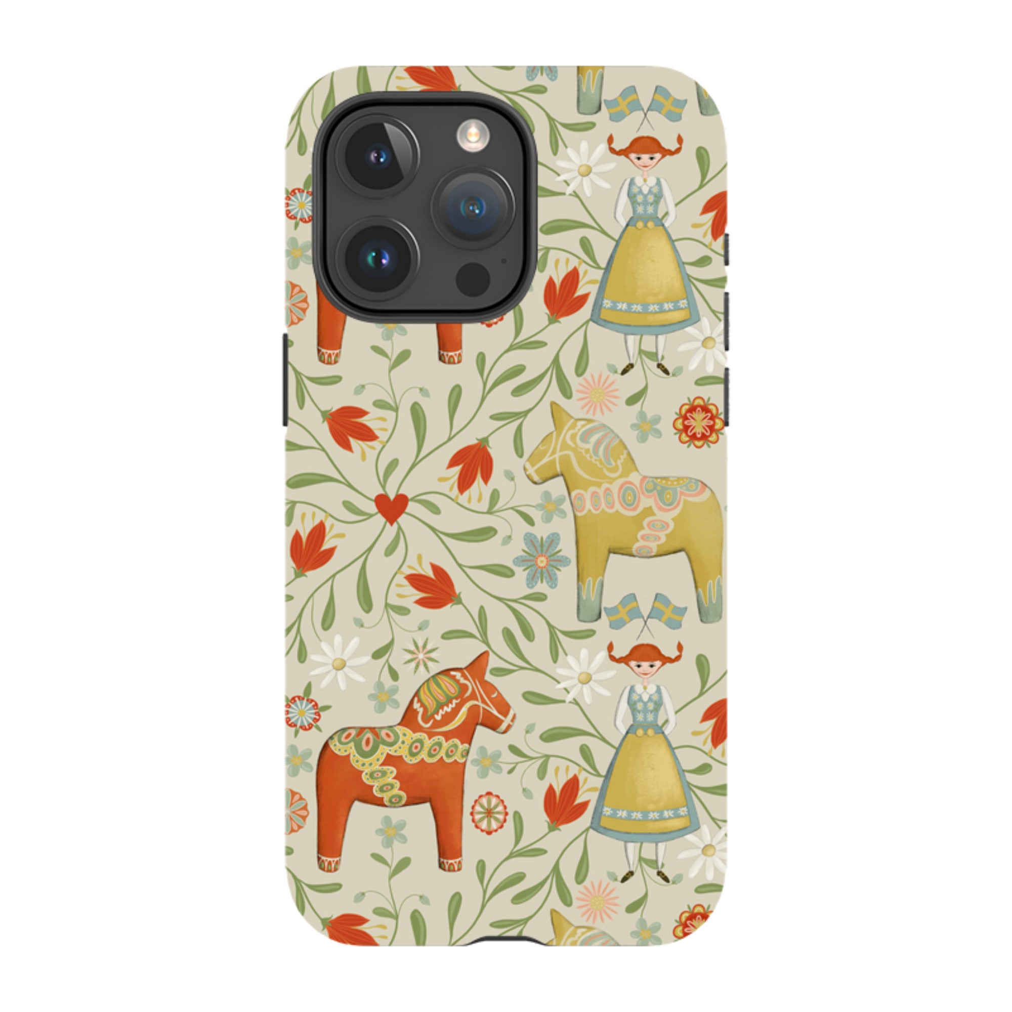 iPhone Case - Dala Horse By Maja Lindberg