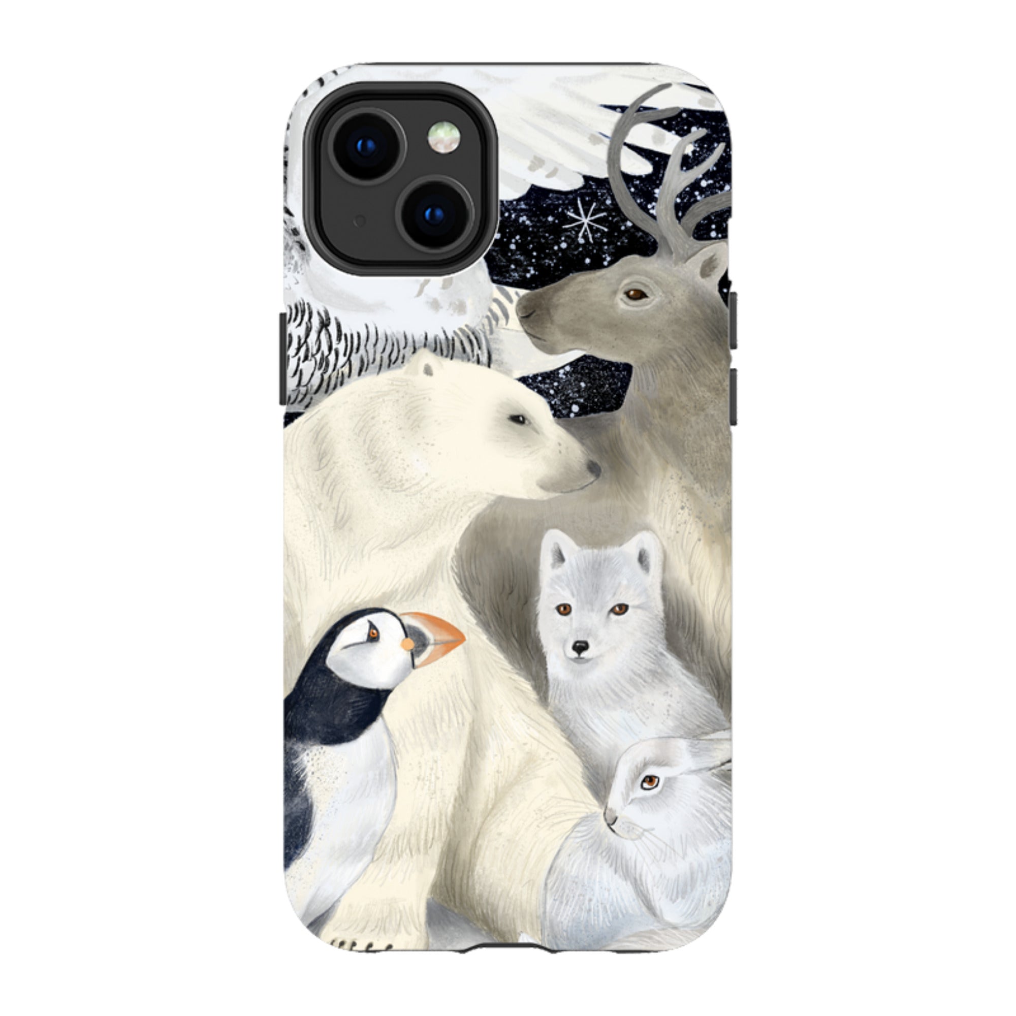iPhone Tough Case - Creatures Of The North By Bex Parkin
