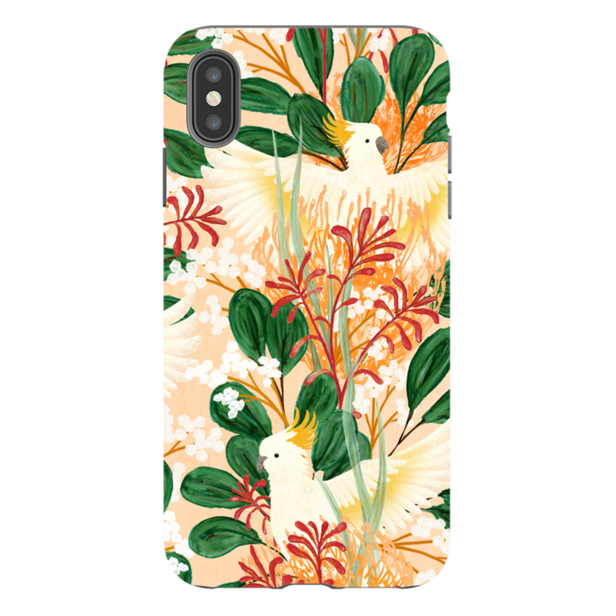 iPhone Tough Case - Cockatoo By Katherine Quinn