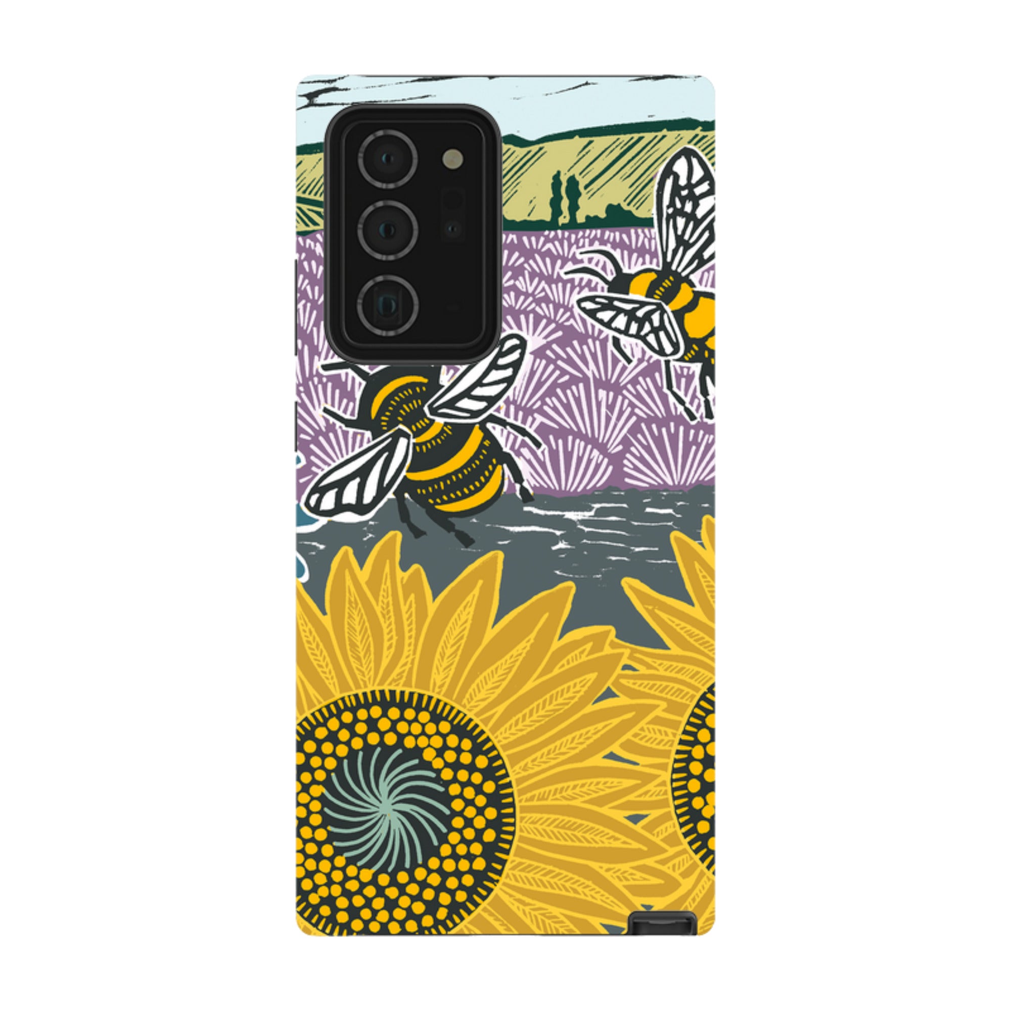 Samsung Tough Case - Bees And Sunflower By Kate Heiss