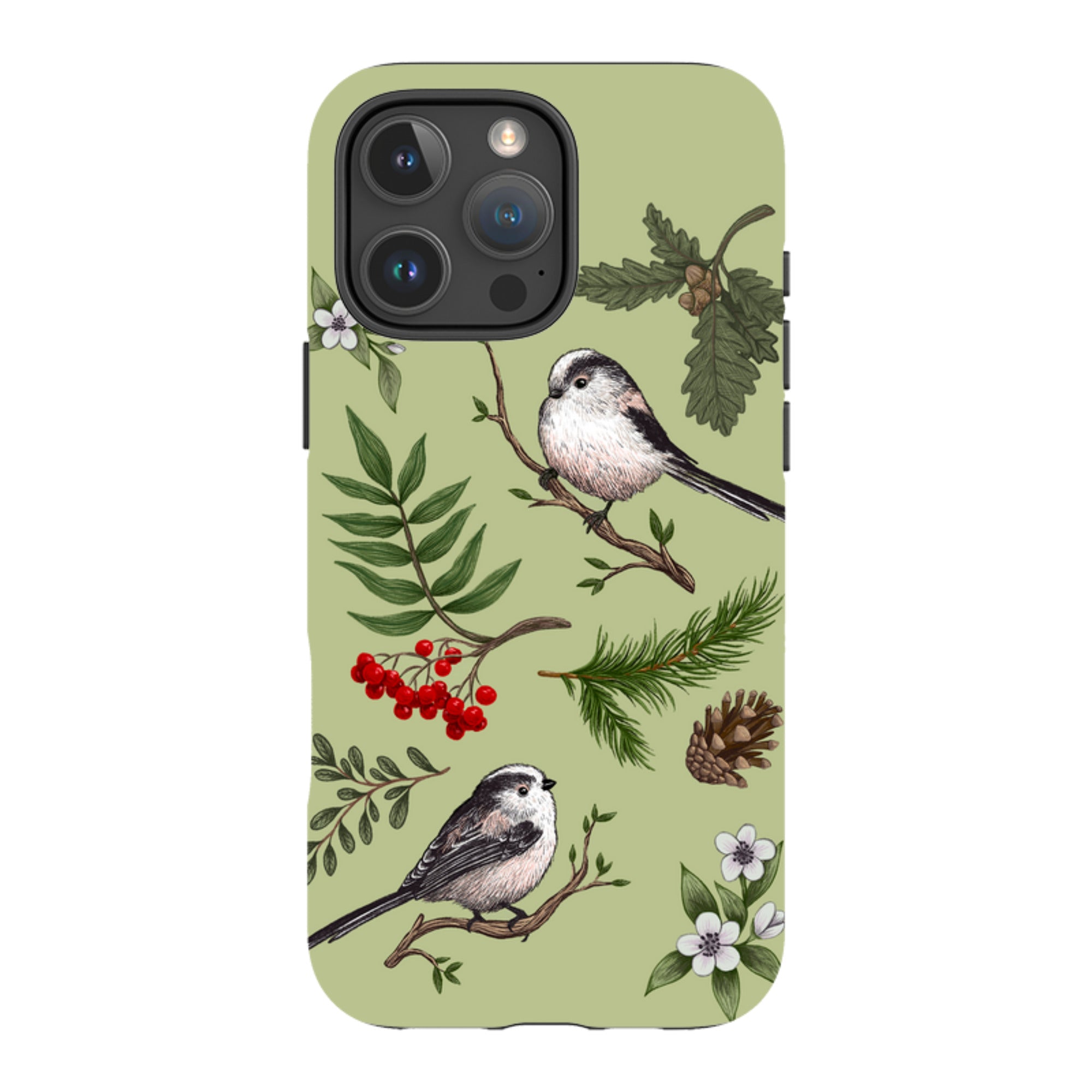 iPhone MagSafe Tough Case -  Longtail Tits By Anna Stead
