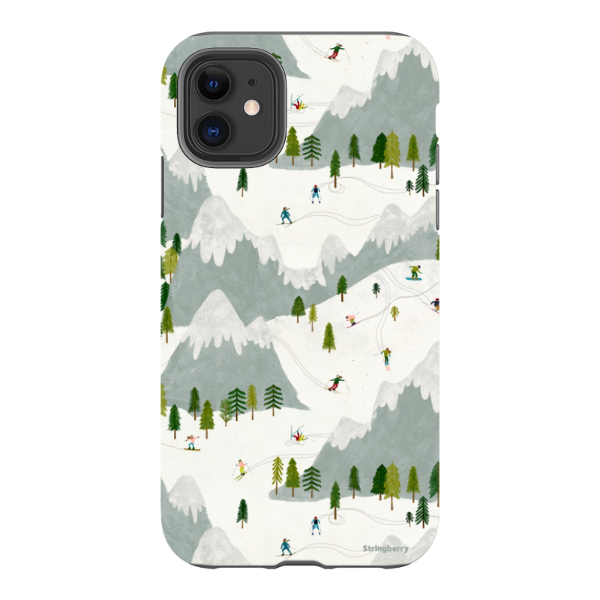 iPhone Tough Case - Winter Landscape I By Katherine Quinn