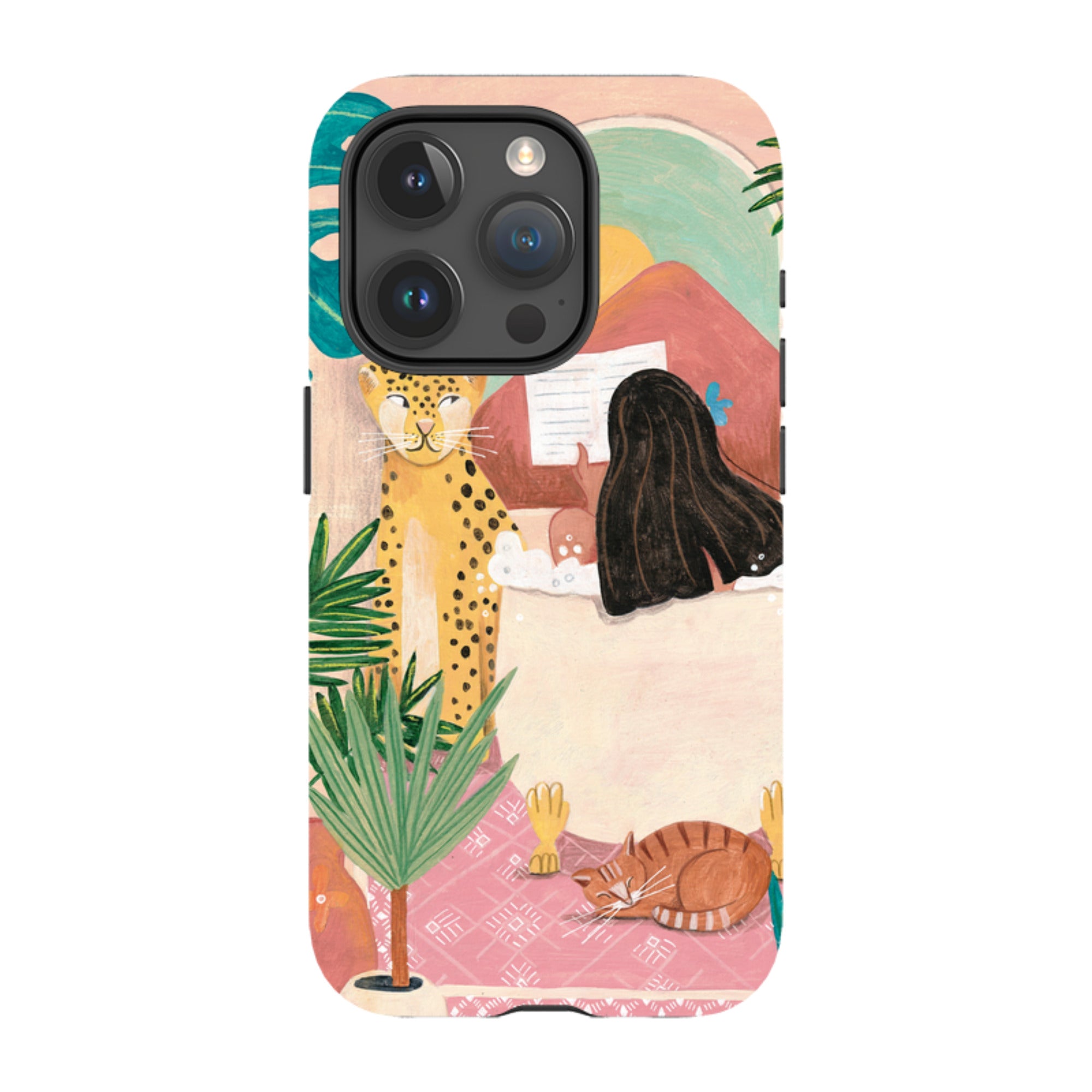 iPhone Tough Case - Bath Time By Caroline Bonne Muller