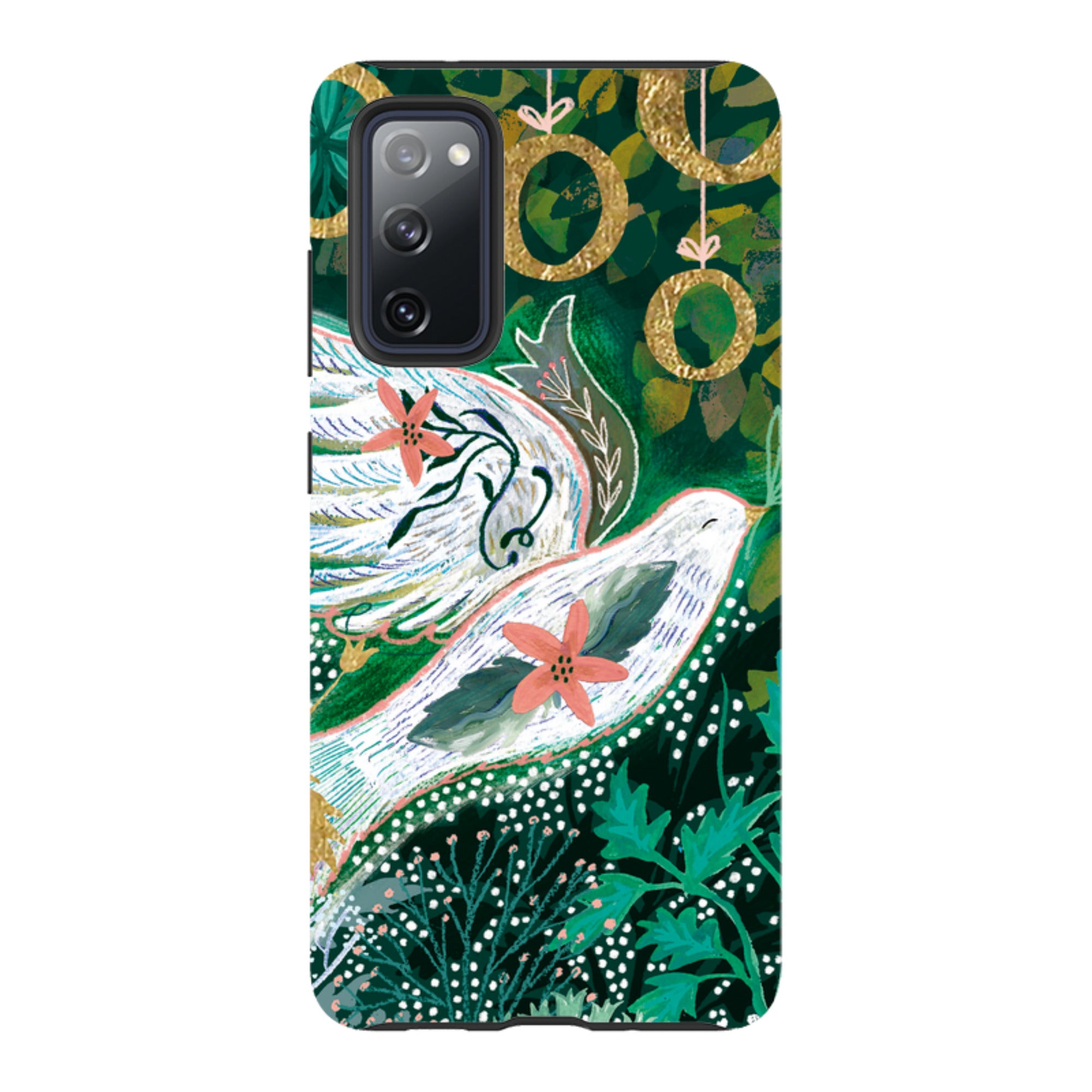 Samsung Tough Case - Gold Rings By Emma Frances Grant