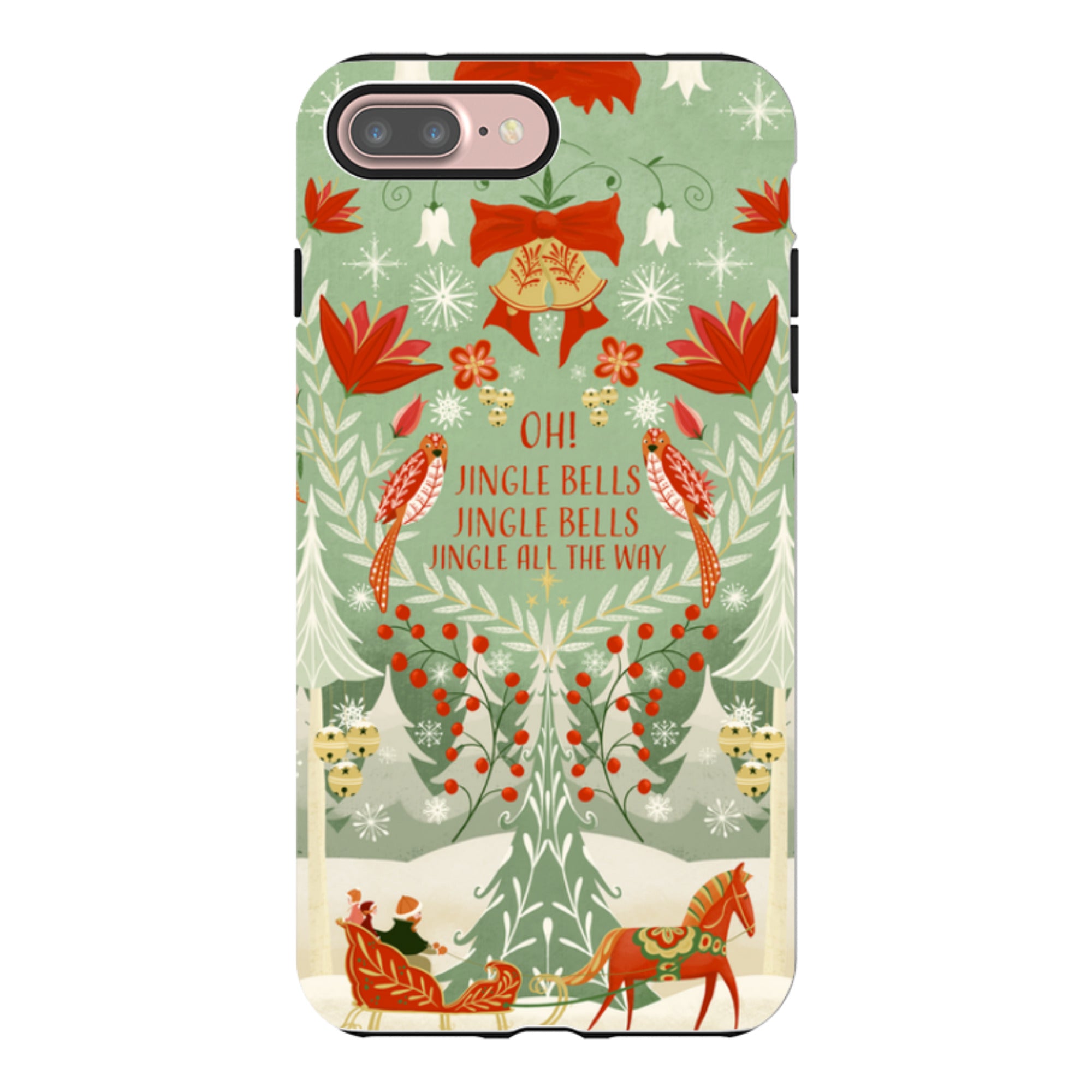 iPhone Tough Case - Jingle Bells By Maja Lindberg