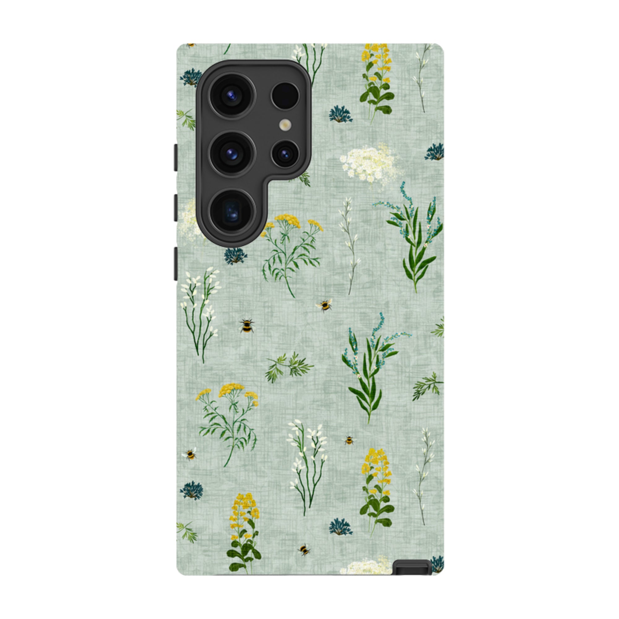 Samsung Tough  Case - Song Bird Florals and Bees By Katherine Quinn