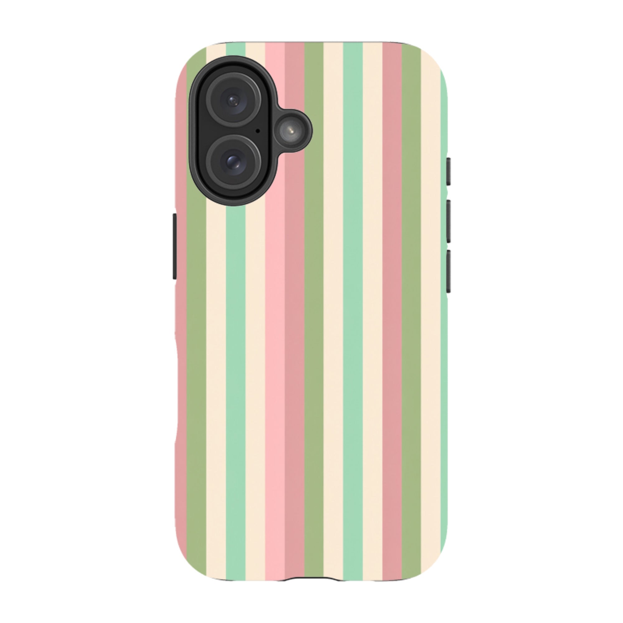iPhone Tough Case - Pastel Stripe