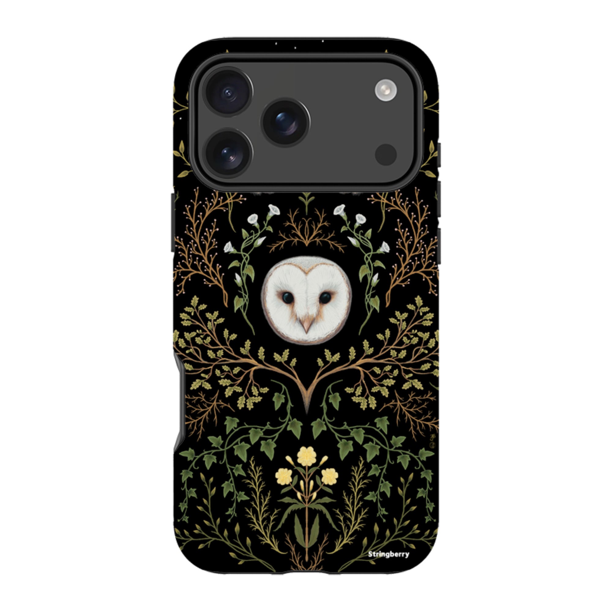 iPhone Tough Case - Owl Pattern By Anna Stead