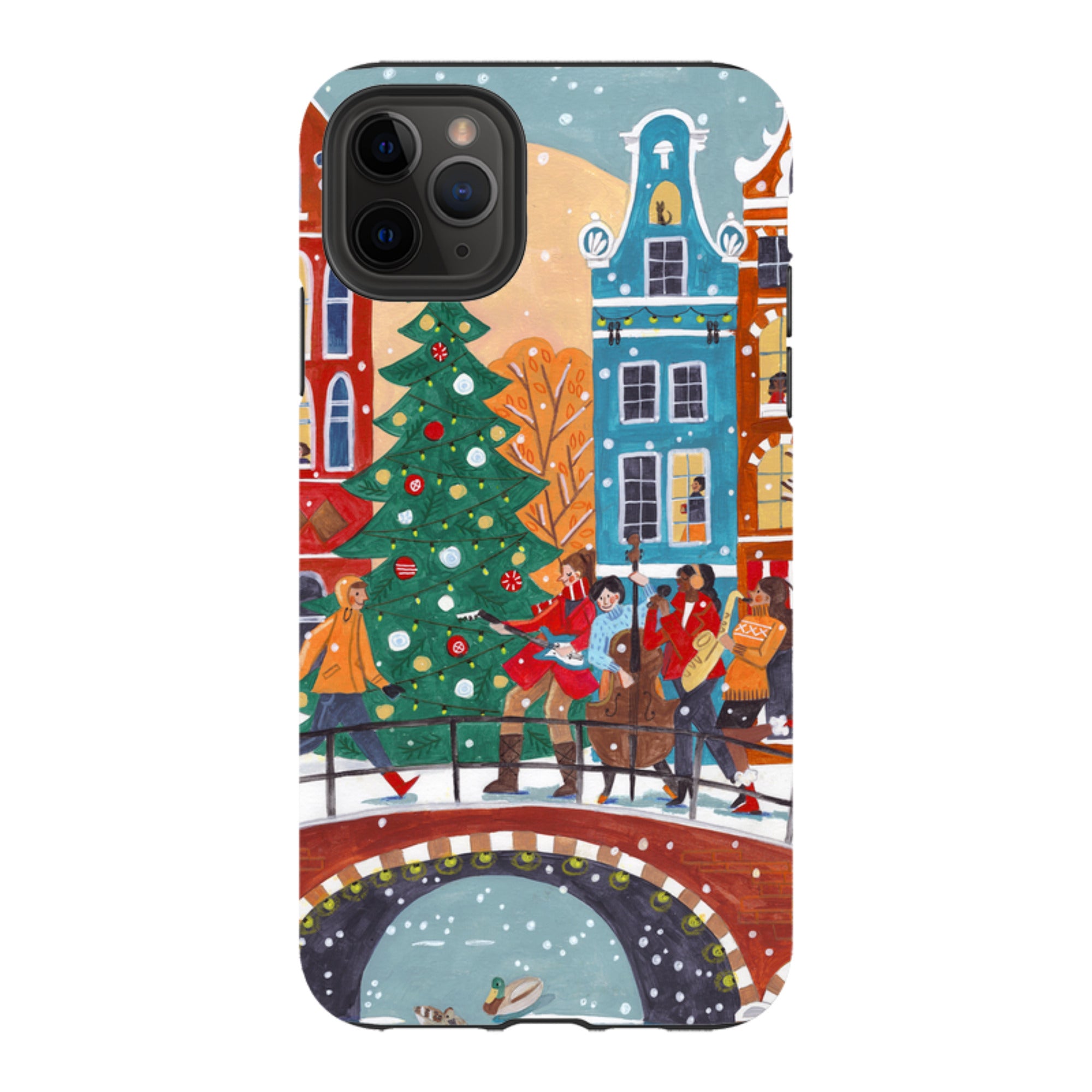 iPhone Tough Case - Christmas Music Amsterdam By Caroline Bonne Muller