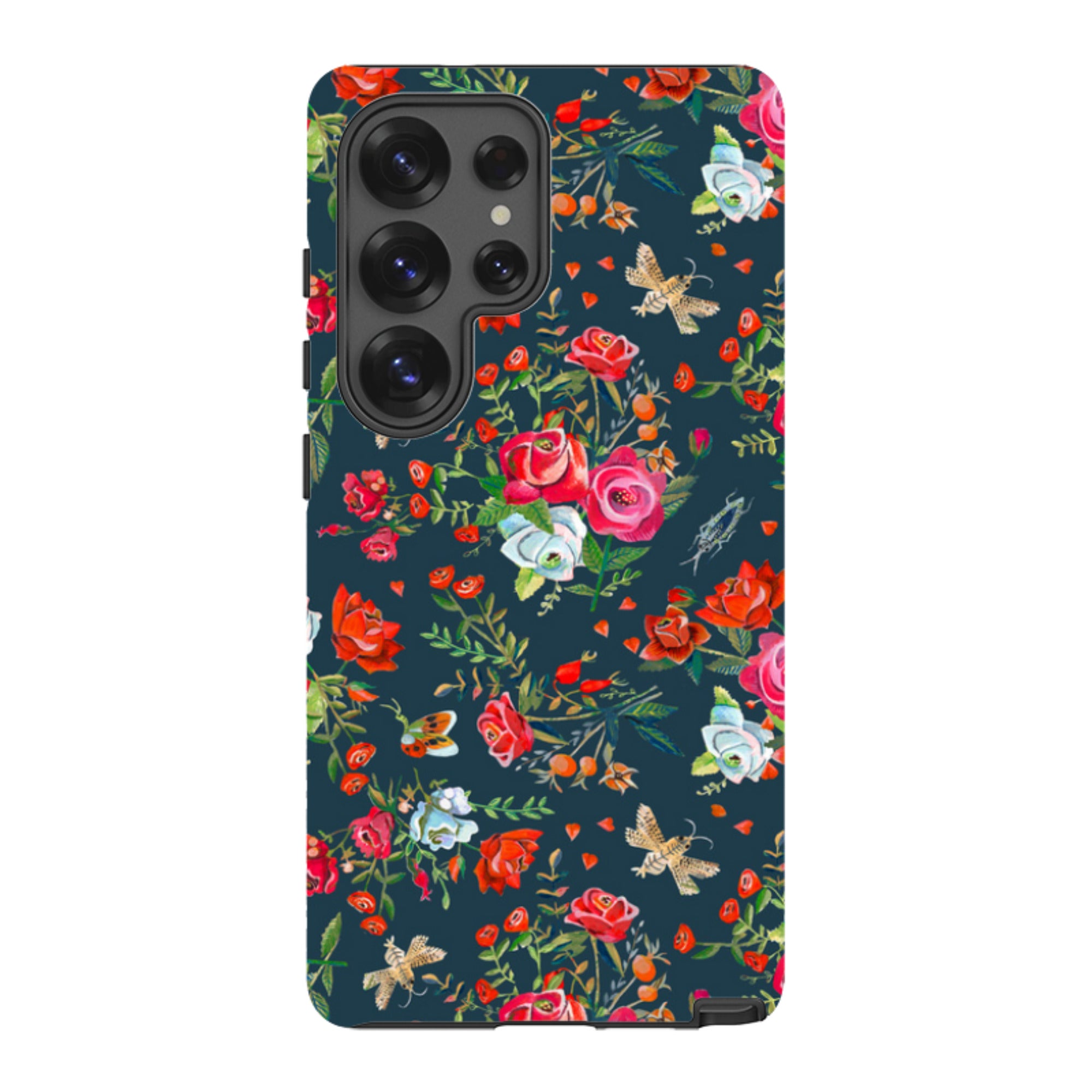 Samsung Tough Case - Blue Roses By Caroline Bonne Muller