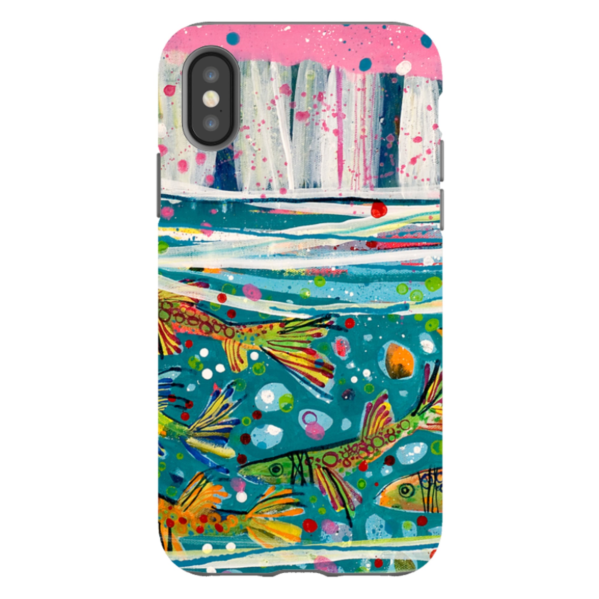 iPhone Tough Case - Something Fishy By Claire West