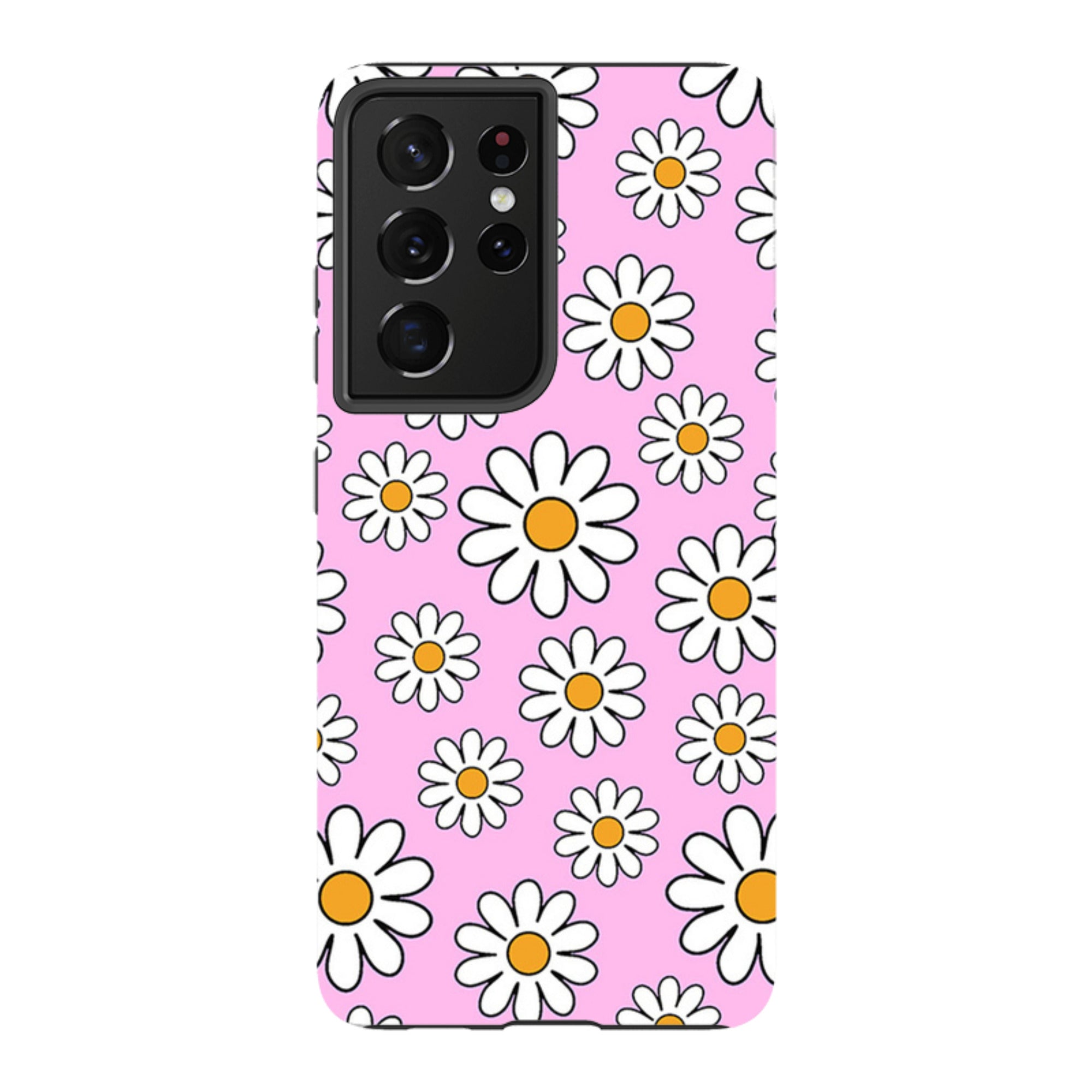 Samsung Tough Case - Pink Daises