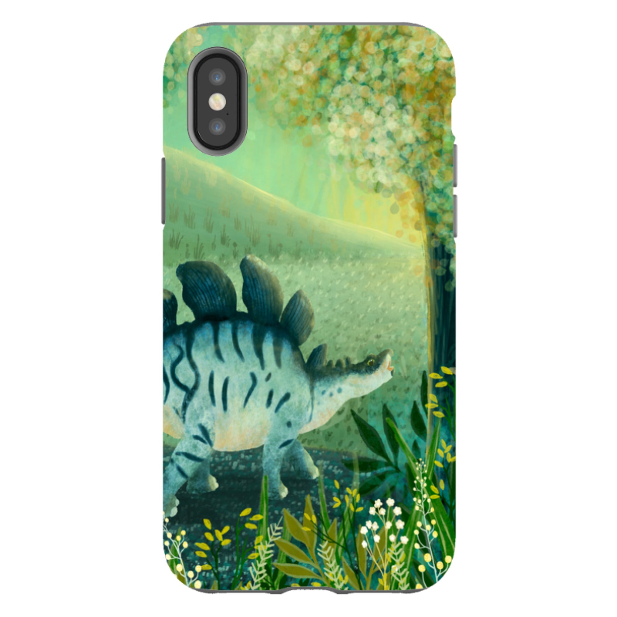 iPhone Tough Case - Dino Park By Katherine Quinn