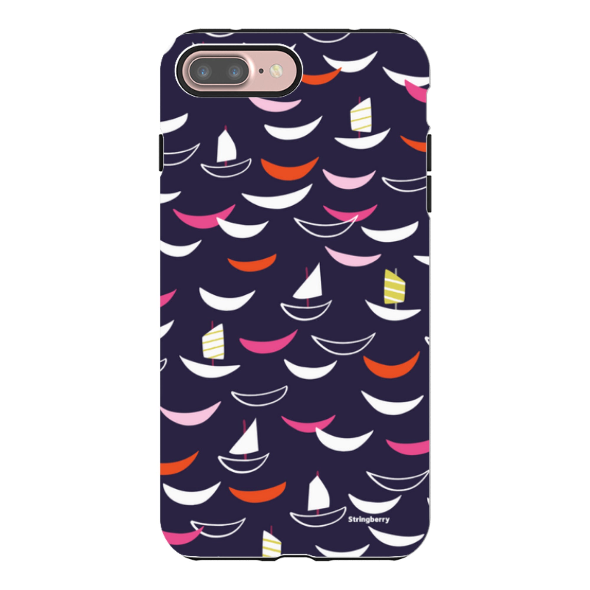 iPhone Tough Case - Little Boats By Ali Brookes