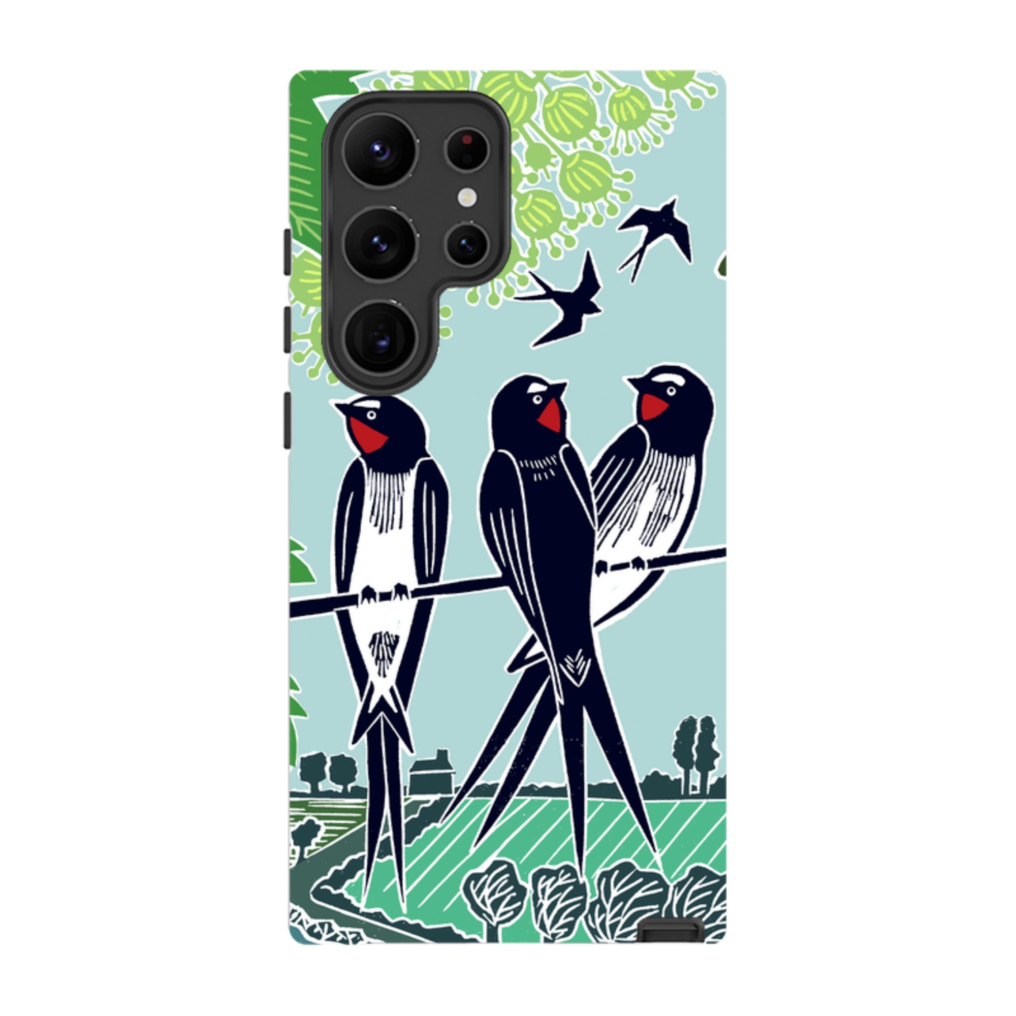 Samsung Tough Case - Swallows By Kate Heiss