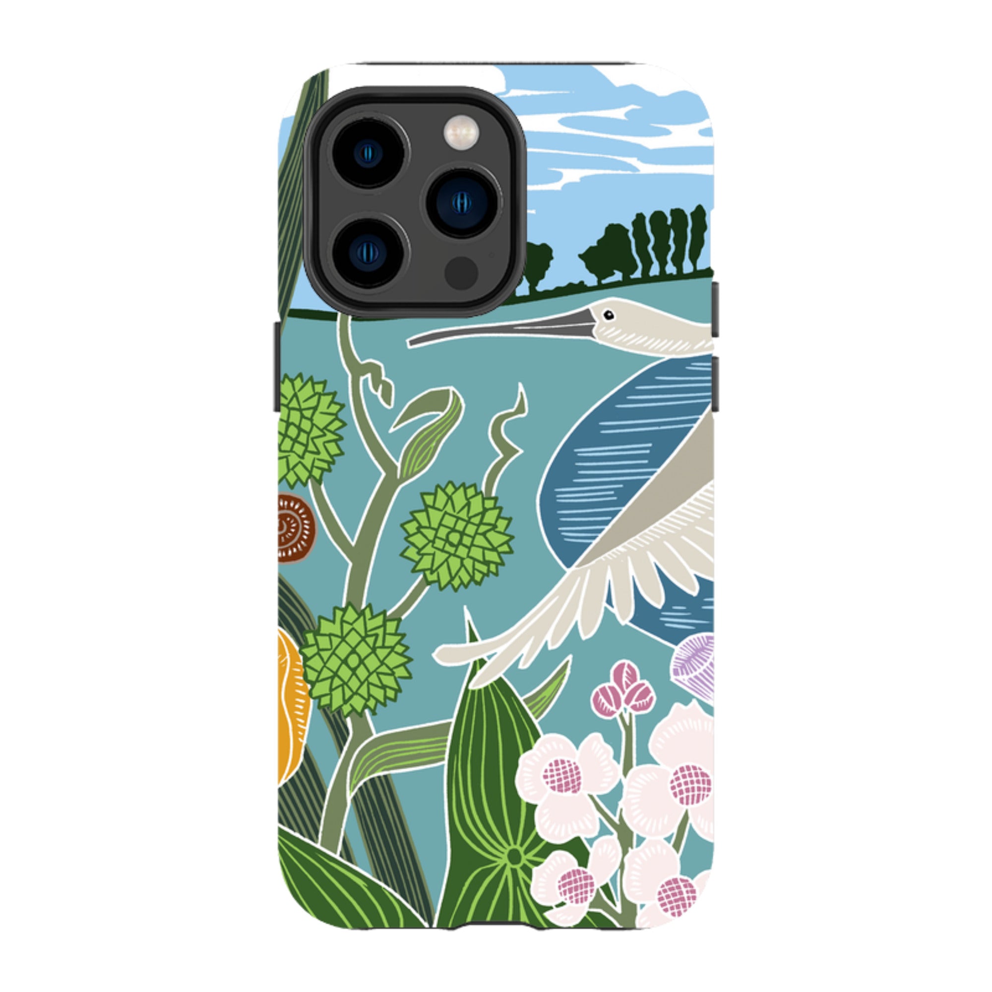 iPhone Tough Case - Spoonbill By Kate Heiss